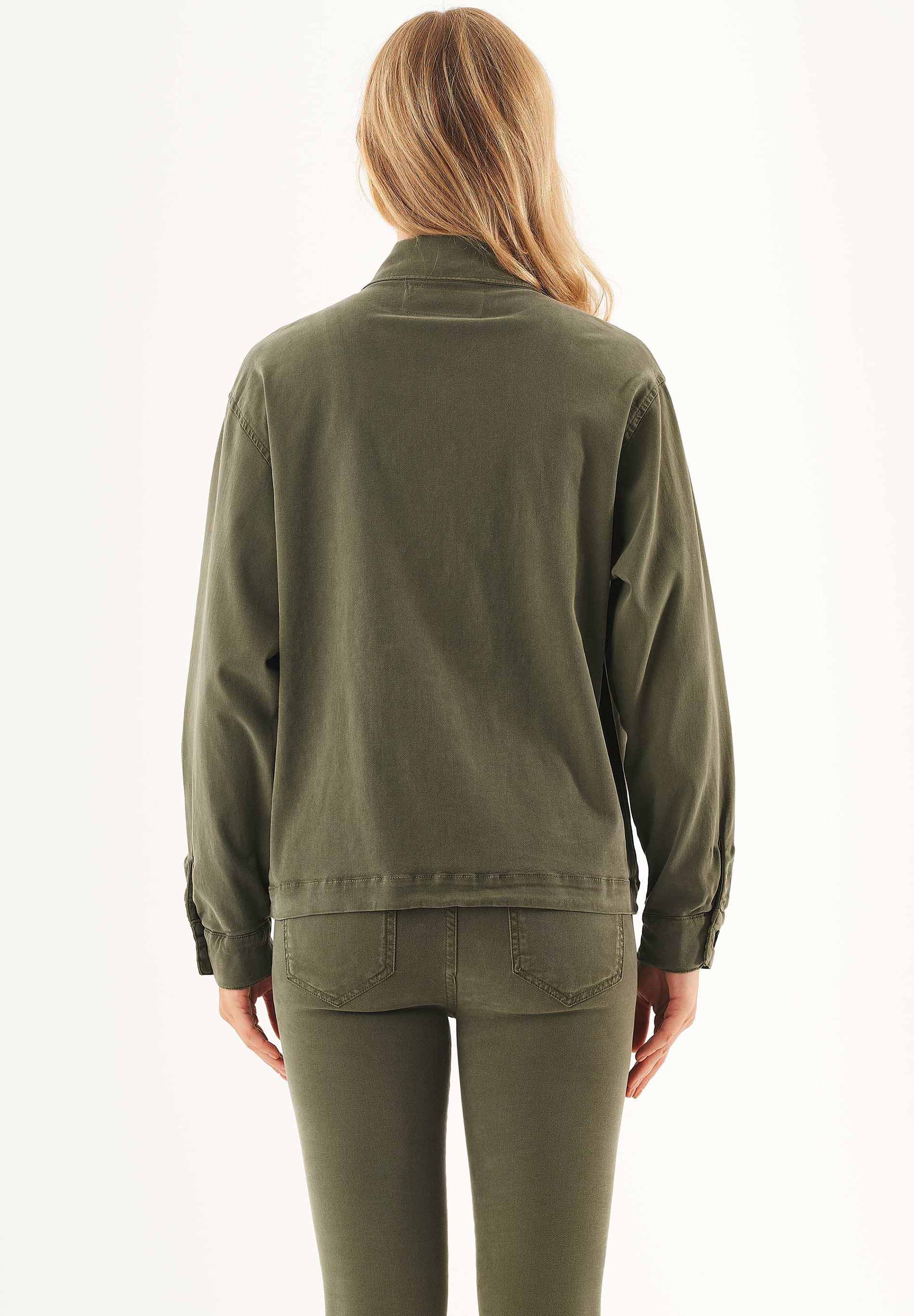 Hemdjacke aus TENCEL™ Lyocell und Bio-Baumwolle