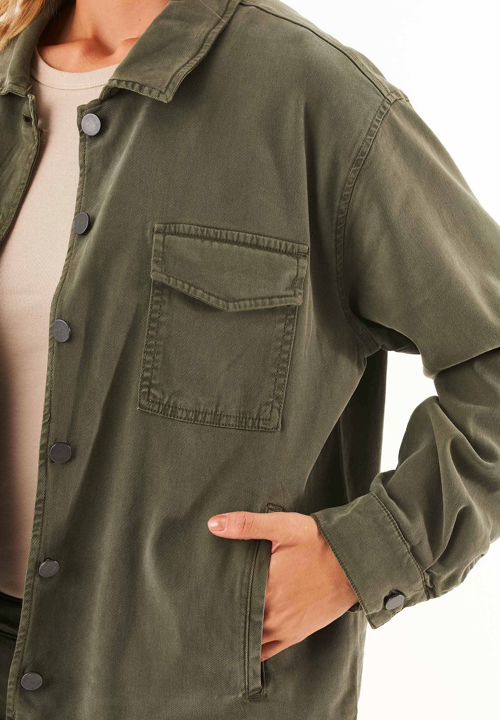 Hemdjacke aus TENCEL™ Lyocell und Bio-Baumwolle
