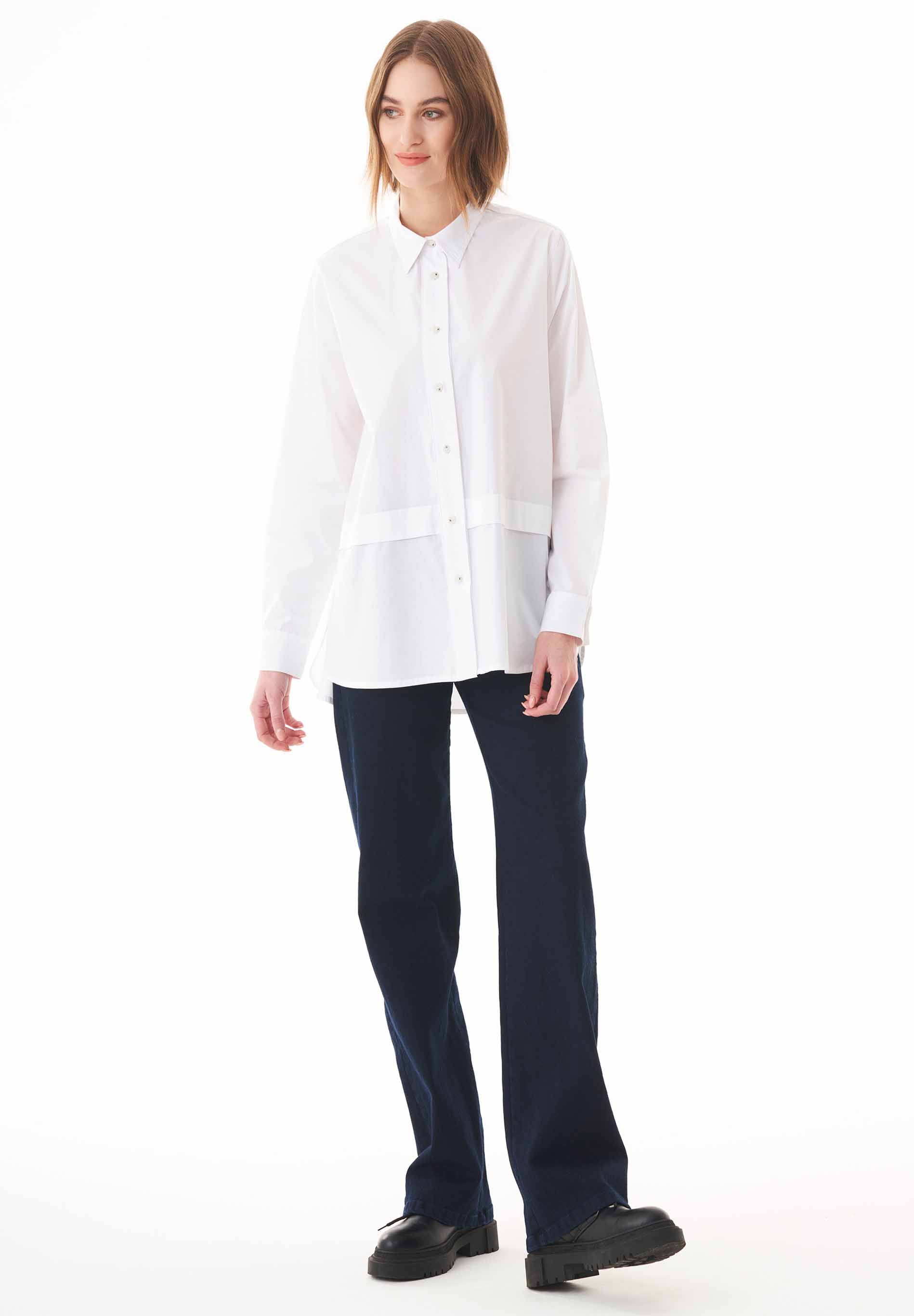 Hemdbluse aus Bio-Baumwolle