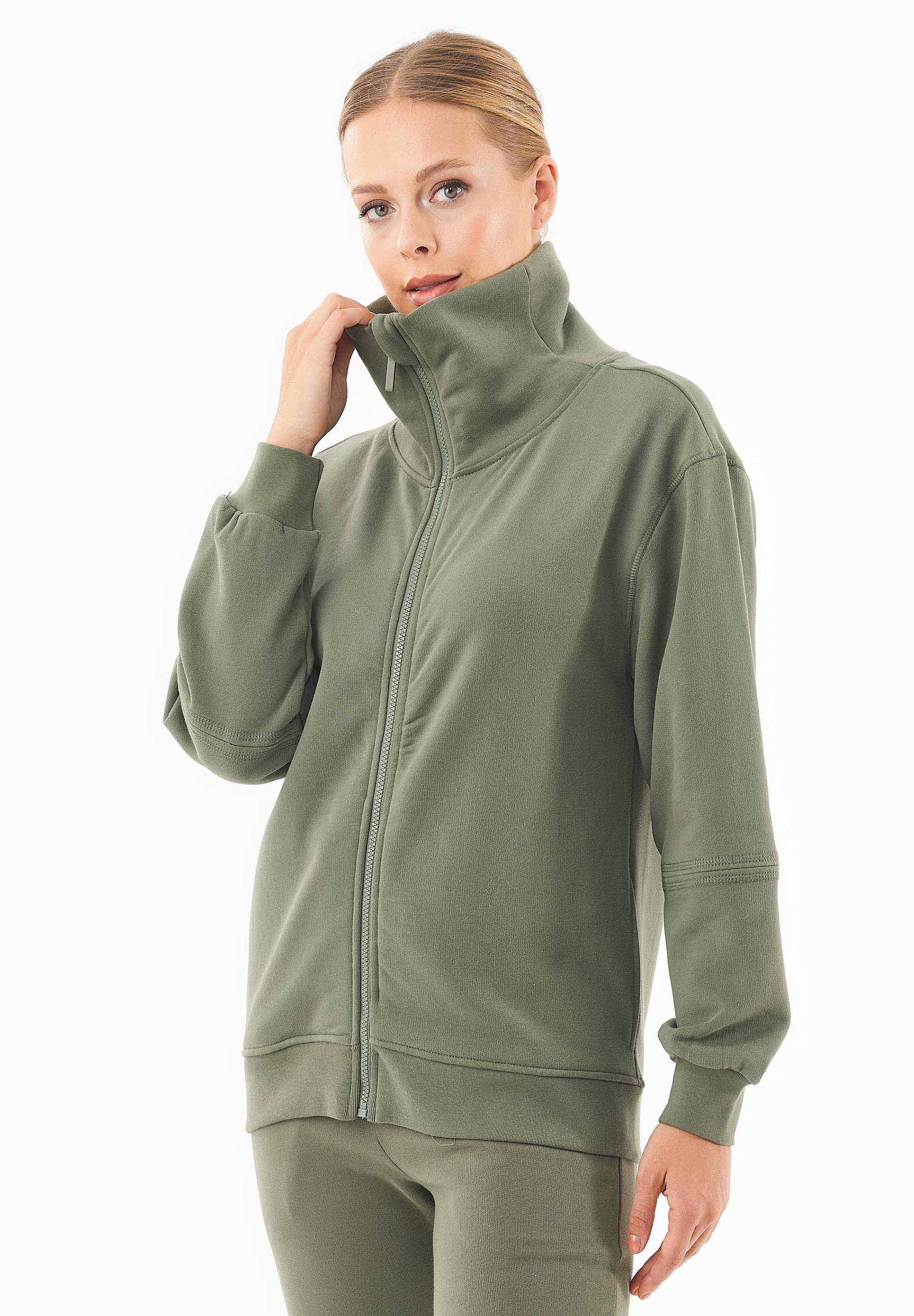 Soft Touch Sweatjacke aus Bio-Baumwolle