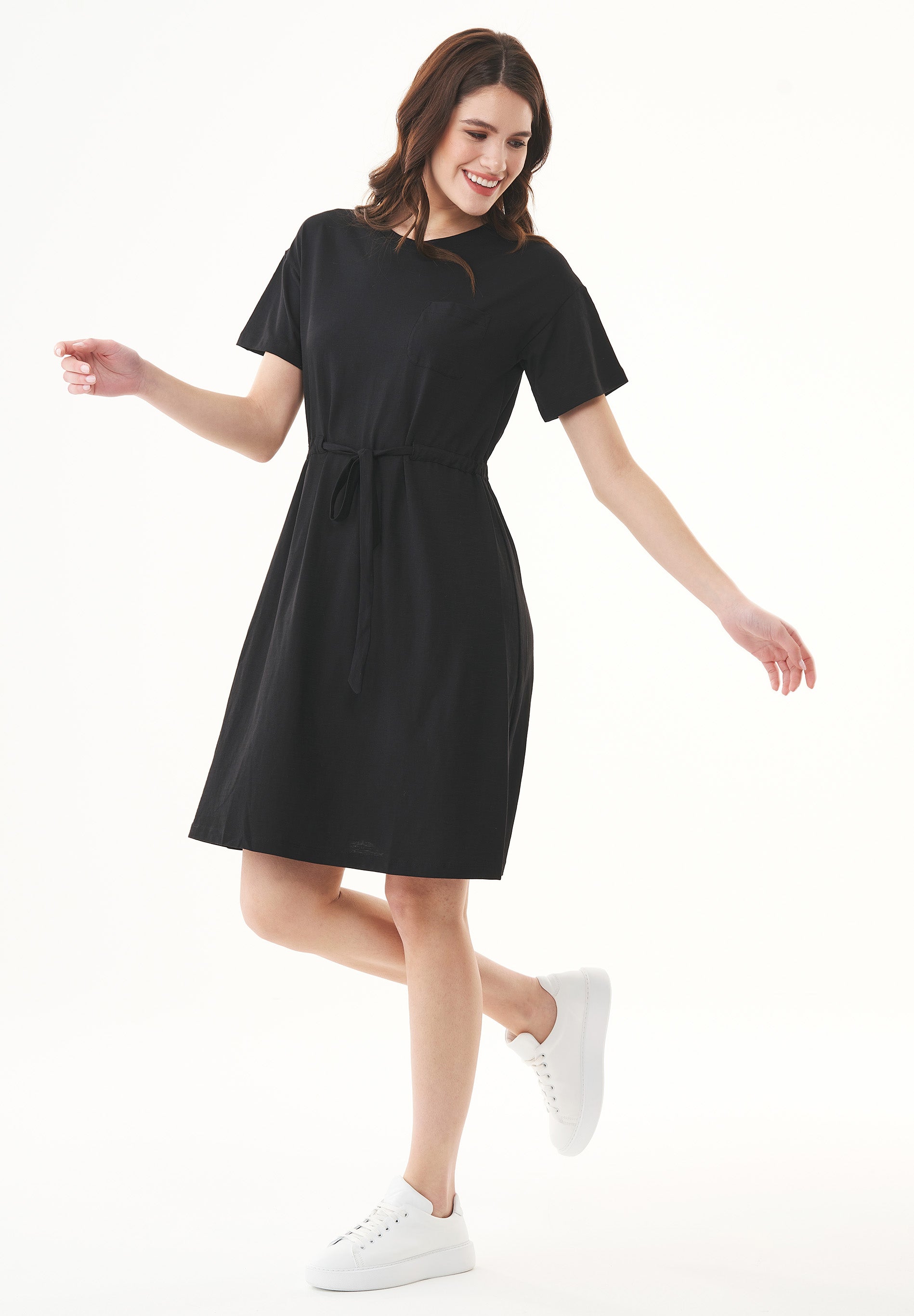 Slub-Jersey-Kleid aus Bio-Baumwolle