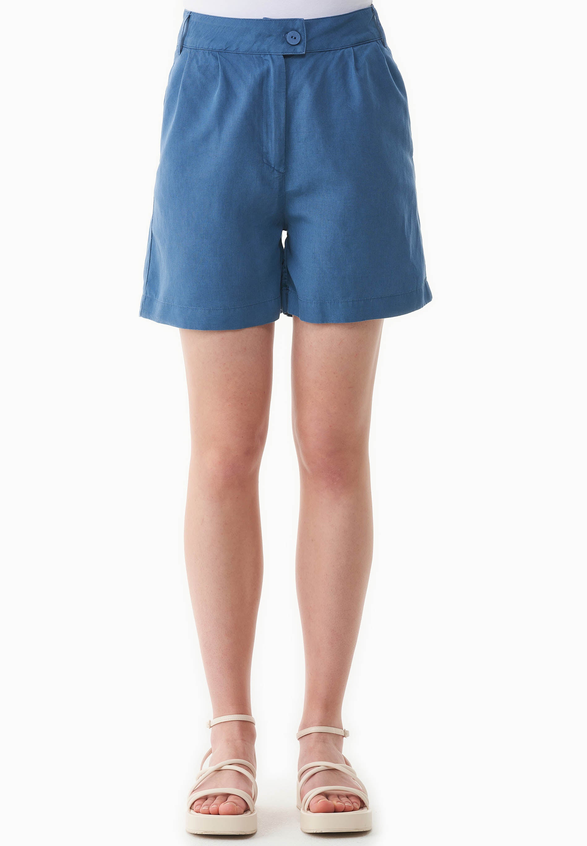 Shorts aus TENCEL™ Lyocell und Leinen