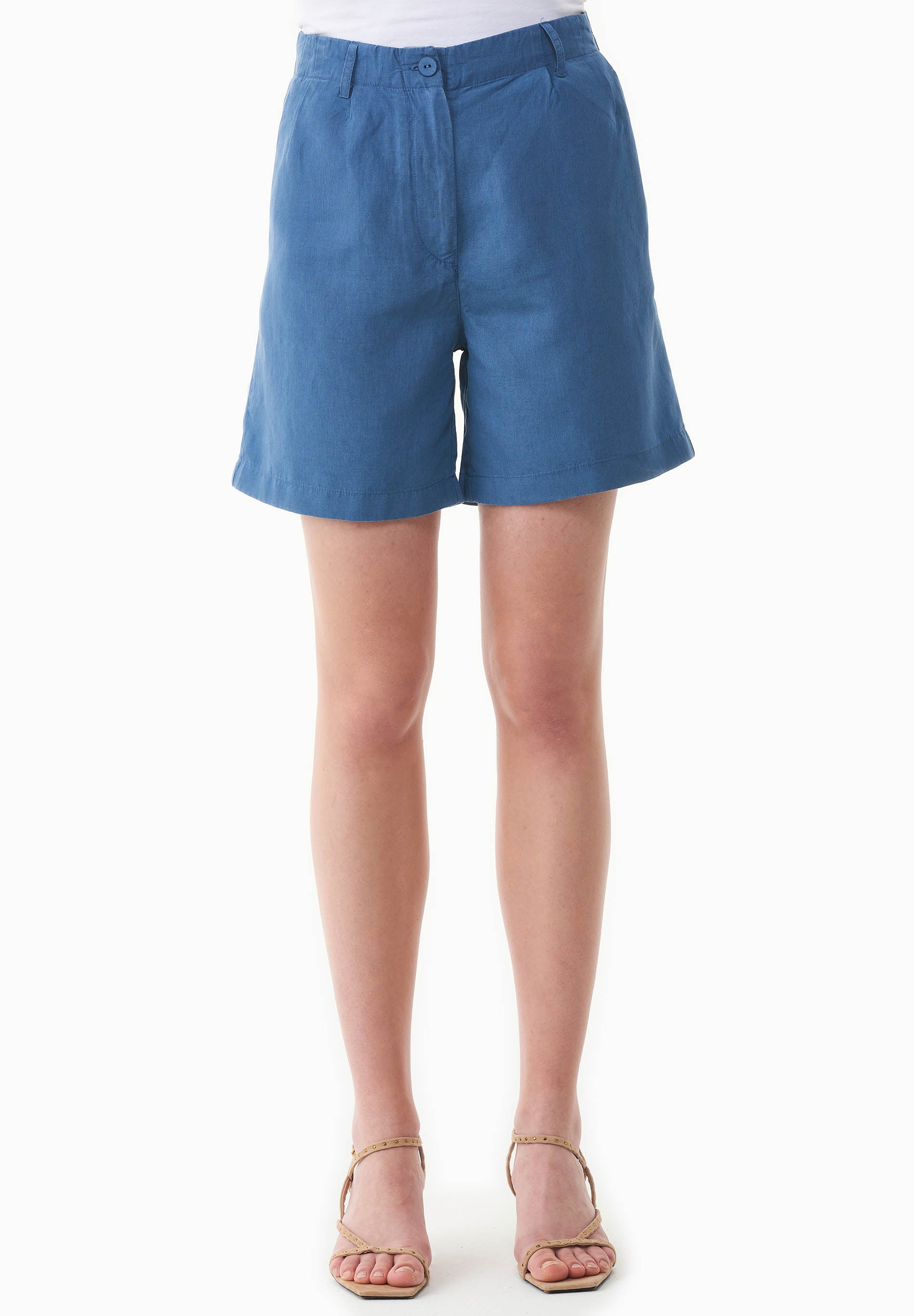 Shorts aus TENCEL™ Lyocell und Leinen