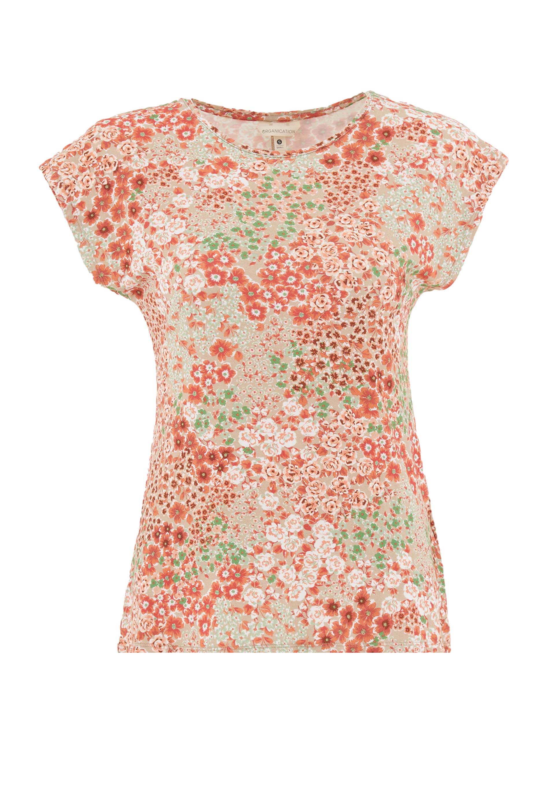 T-Shirt aus LENZING™ ECOVERO™ mit Blumenmuster