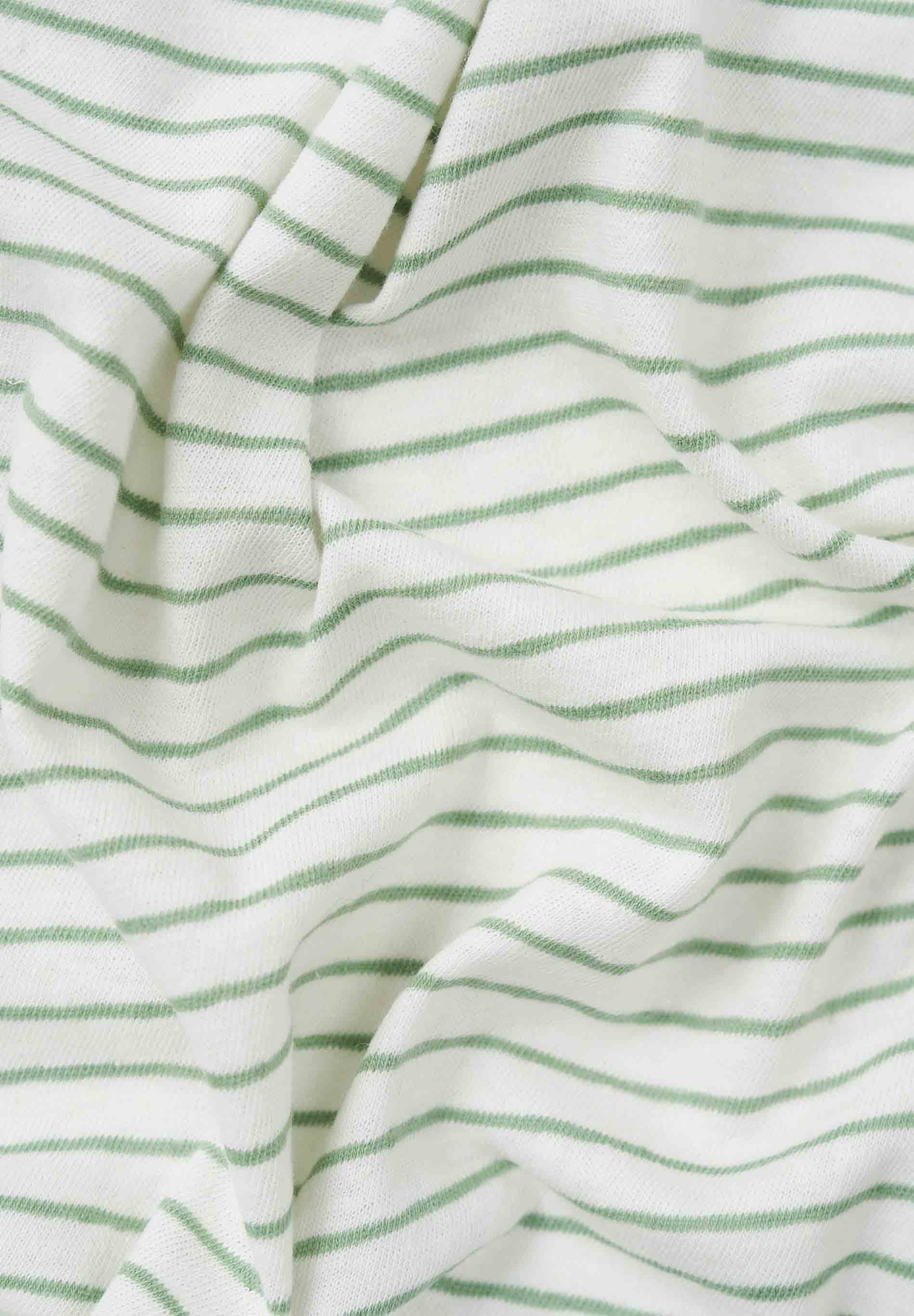 Gestreiftes T-Shirt aus Bio-Baumwolle und Leinen