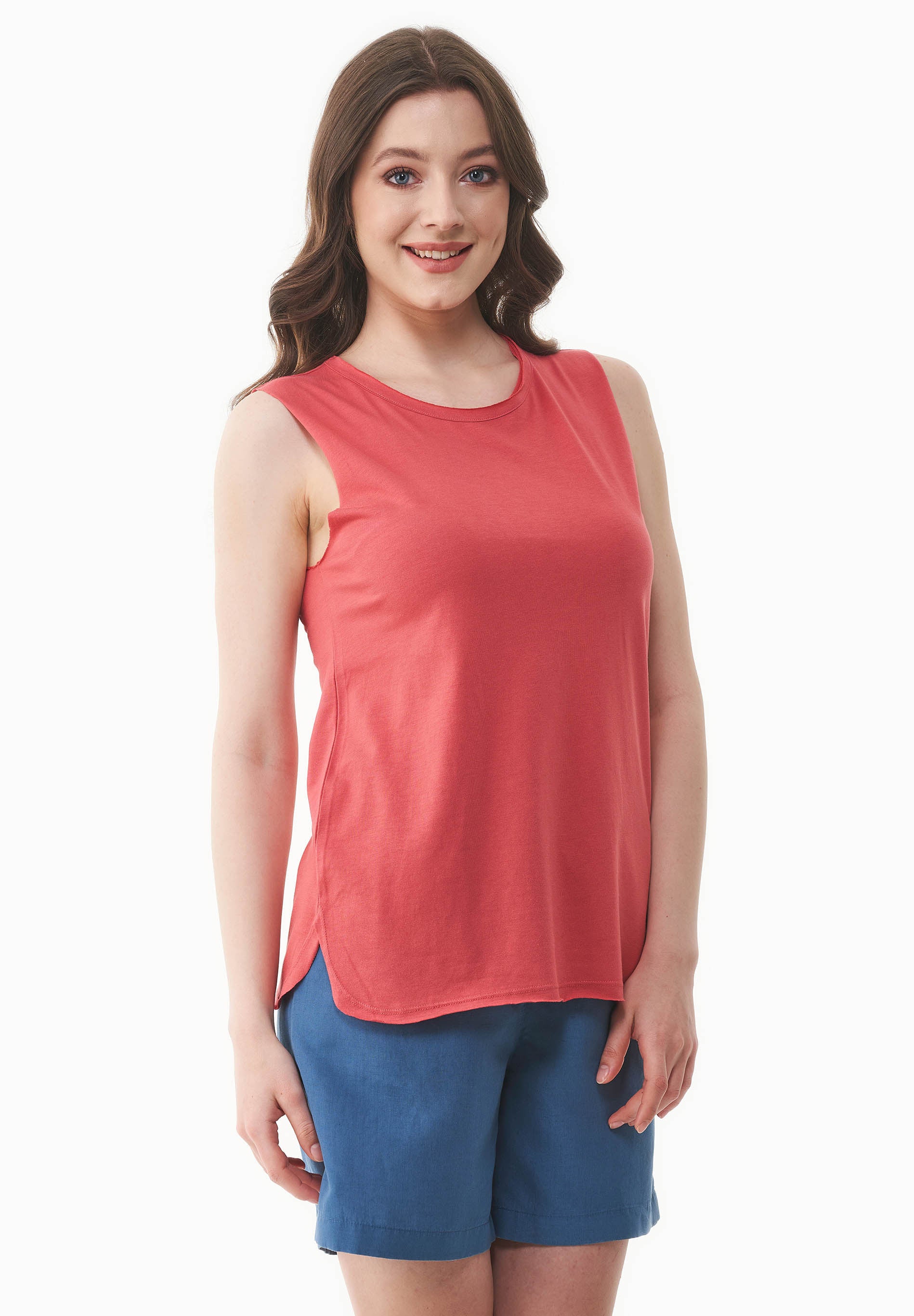 Top aus TENCEL™ Modal und Bio-Baumwolle