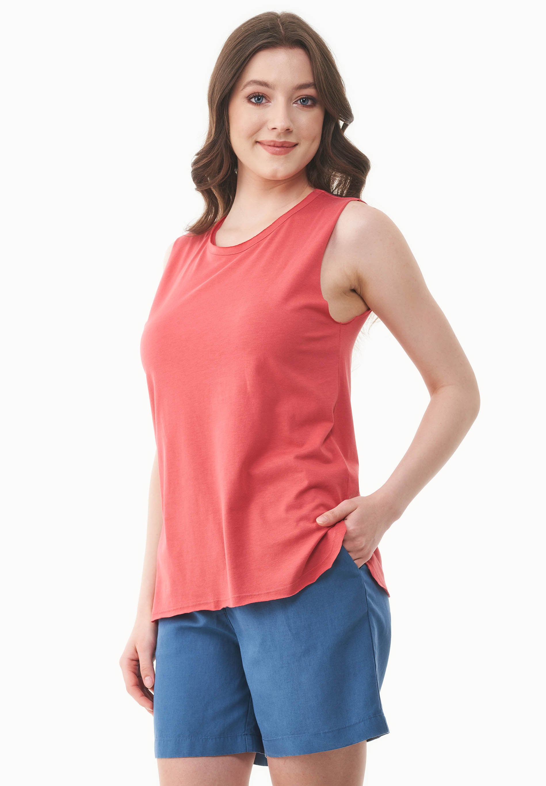 Top aus TENCEL™ Modal und Bio-Baumwolle