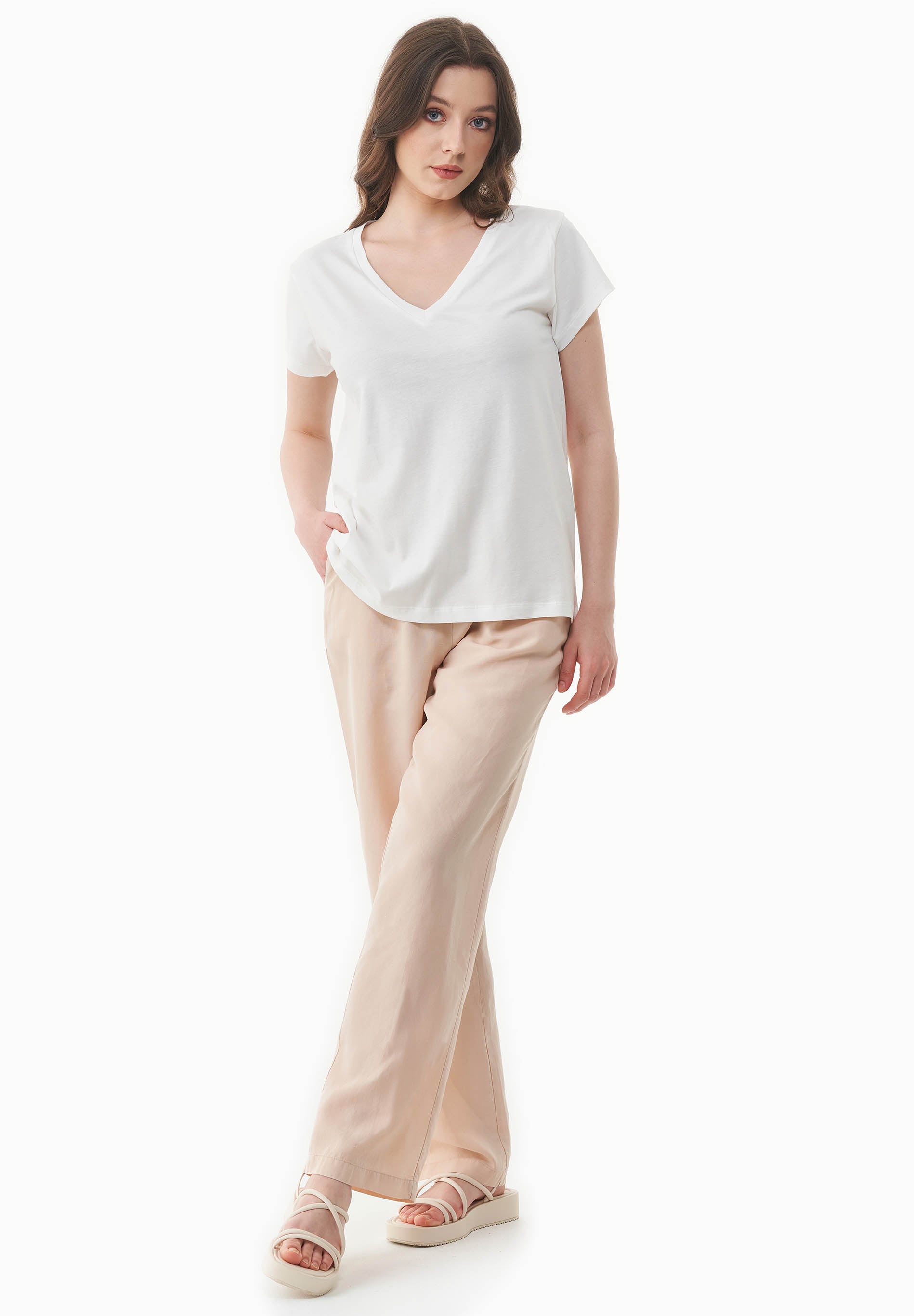 T-Shirt aus TENCEL™ Modal und Bio-Baumwolle