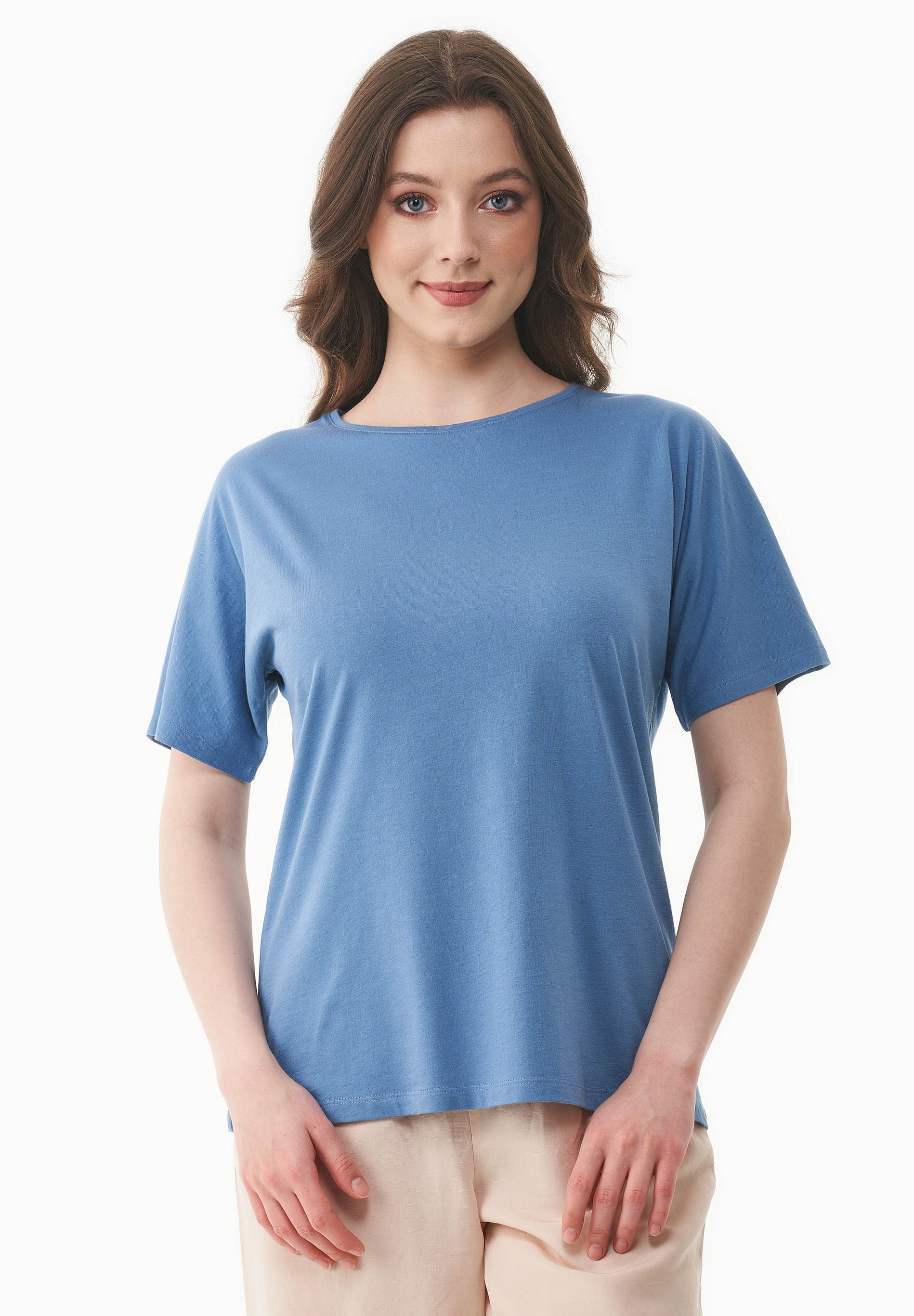 T-Shirt aus TENCEL™ Modal und Bio-Baumwolle