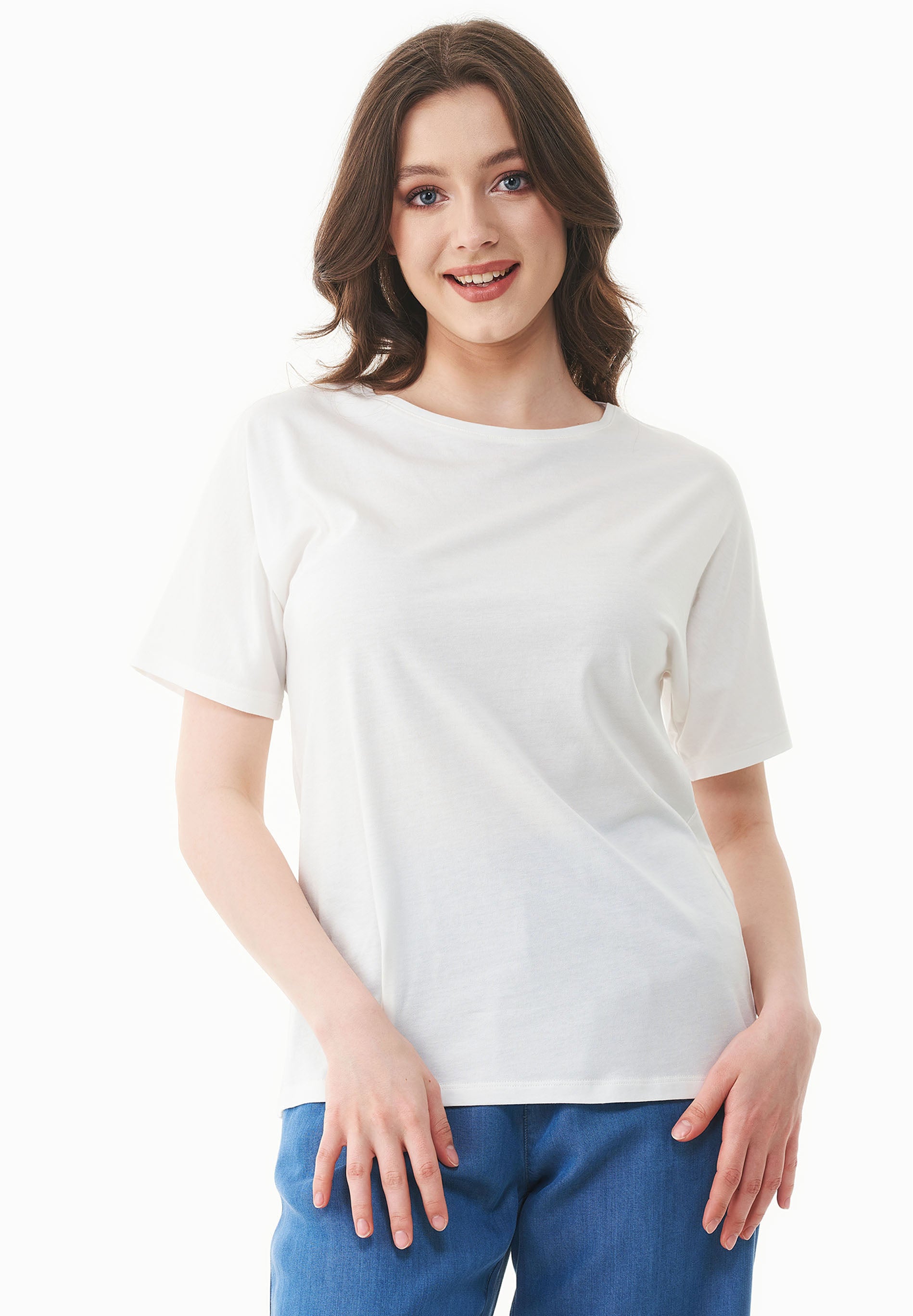 T-Shirt aus TENCEL™ Modal und Bio-Baumwolle