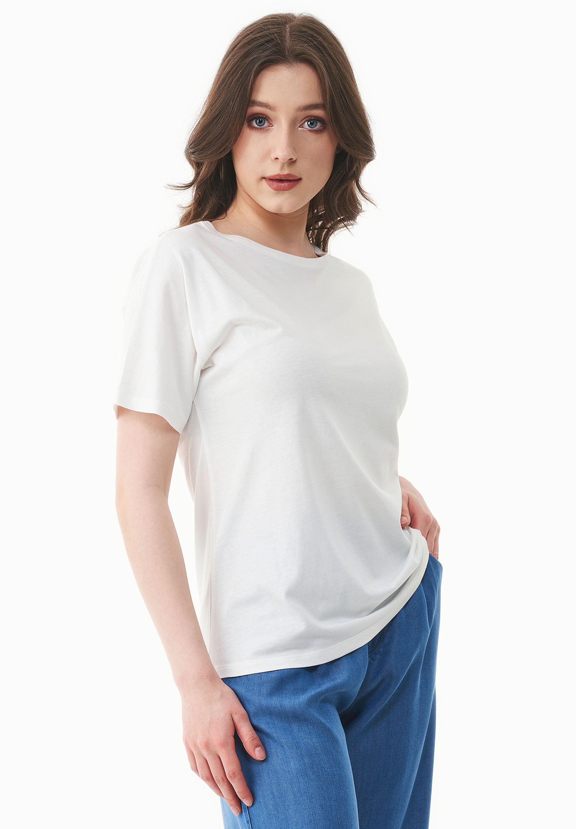 T-Shirt aus TENCEL™ Modal und Bio-Baumwolle