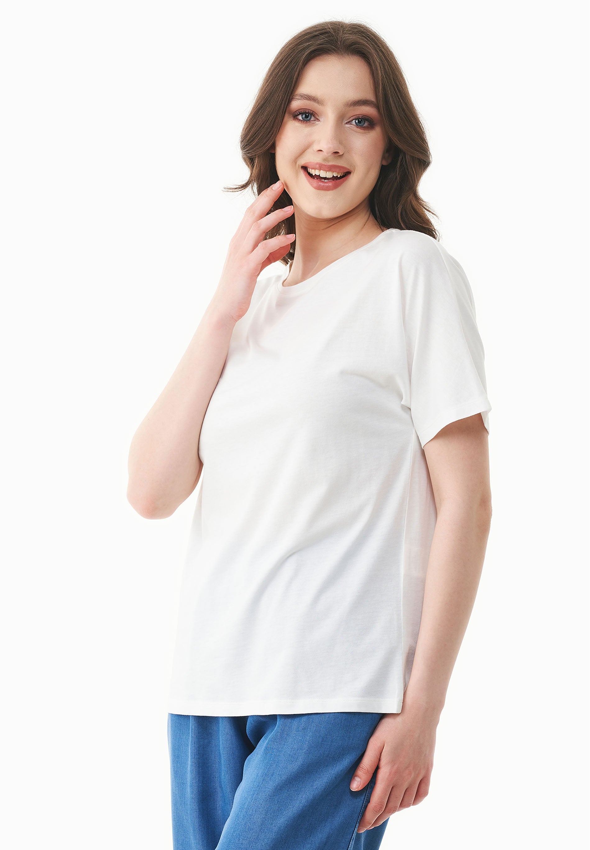 T-Shirt aus TENCEL™ Modal und Bio-Baumwolle