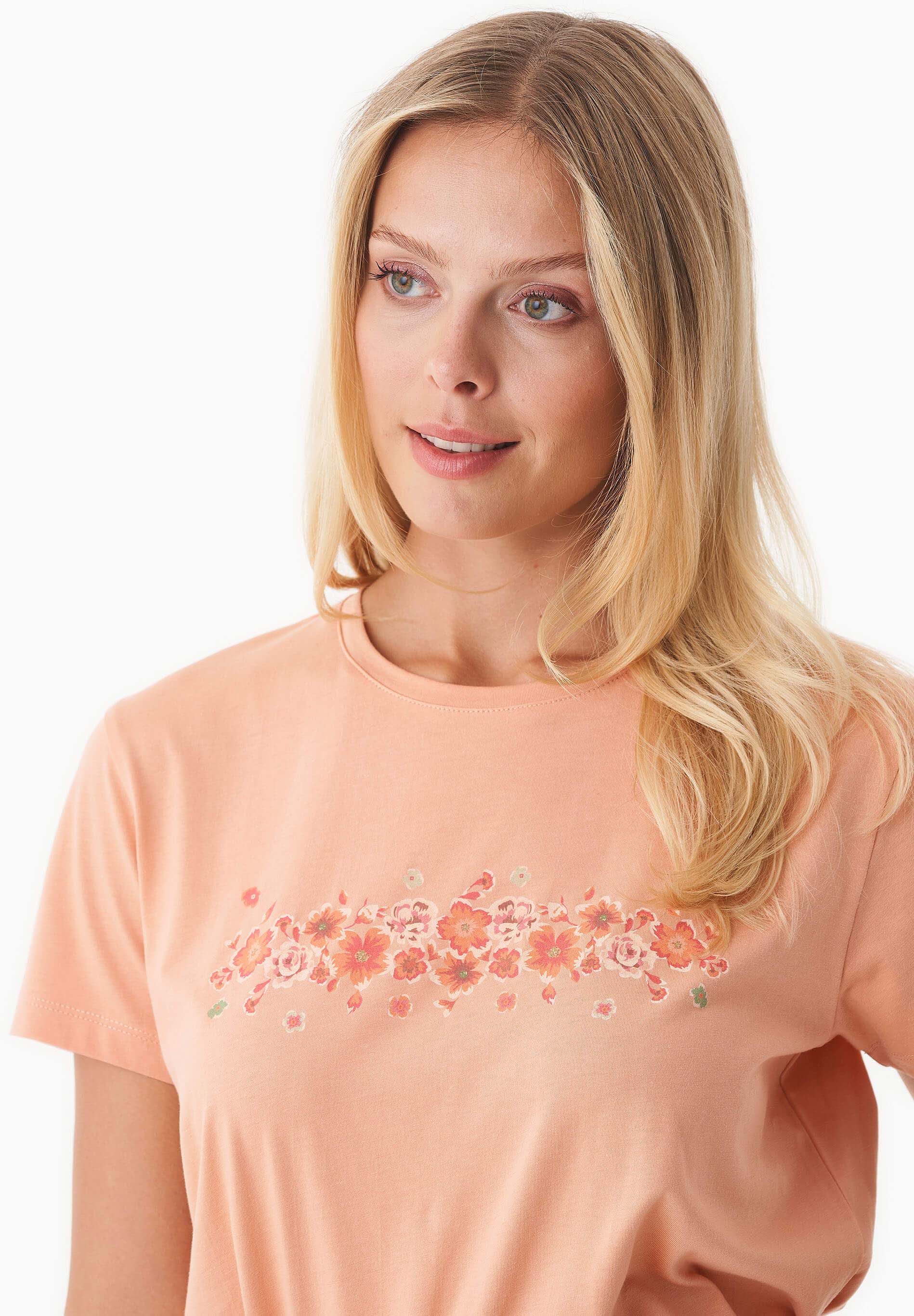 T-Shirt aus Bio-Baumwolle mit Print