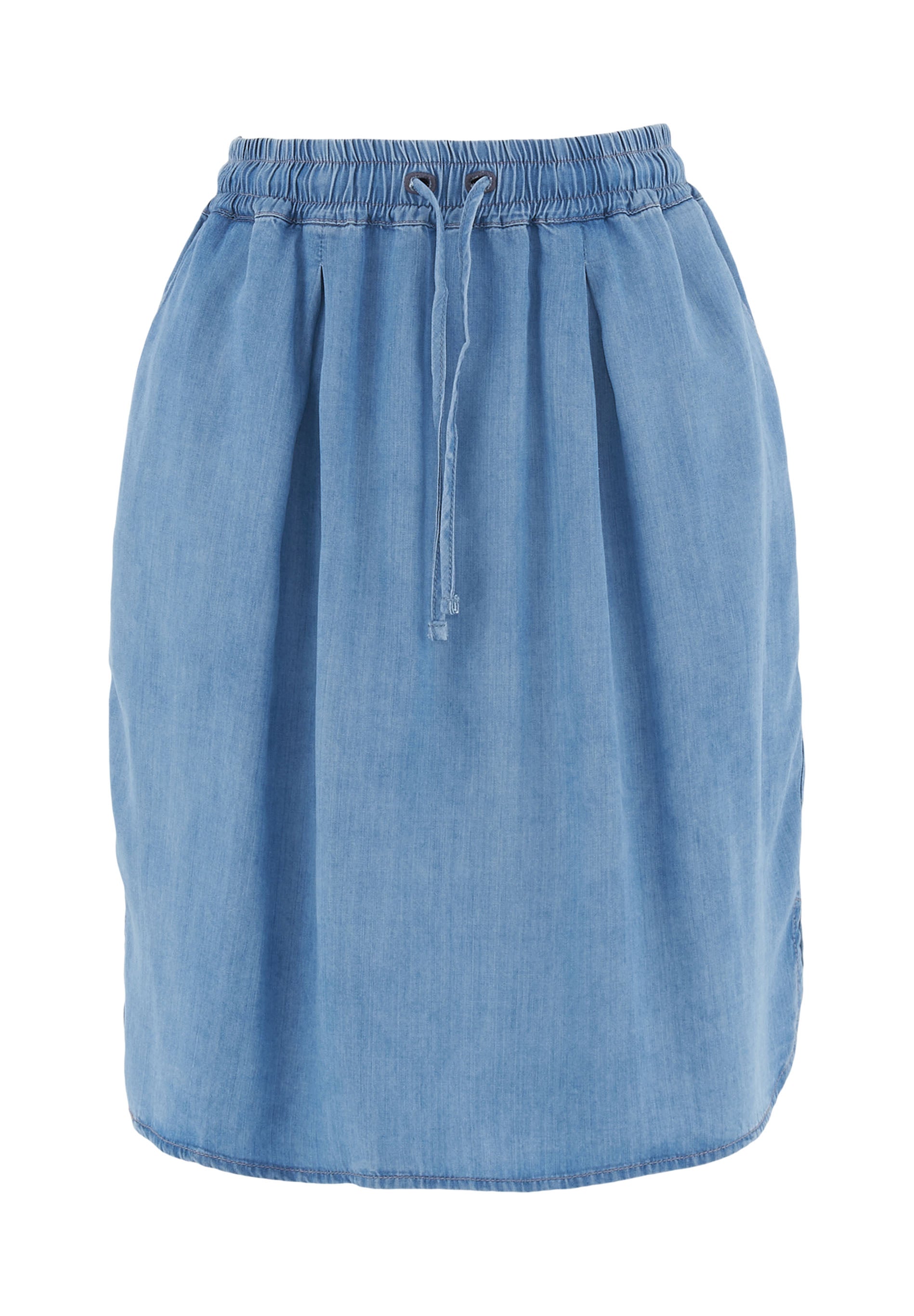 Rock aus TENCEL™ Lyocell in Denim-Optik
