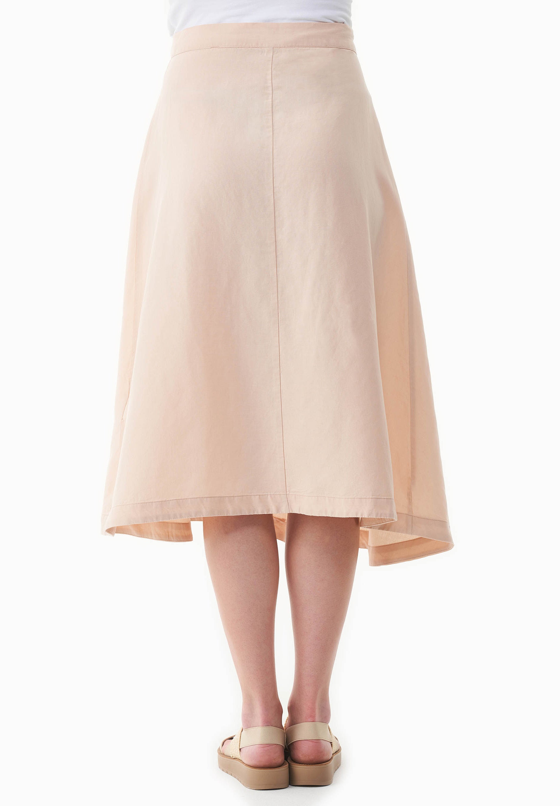 Rock aus TENCEL™ Lyocell und Leinen