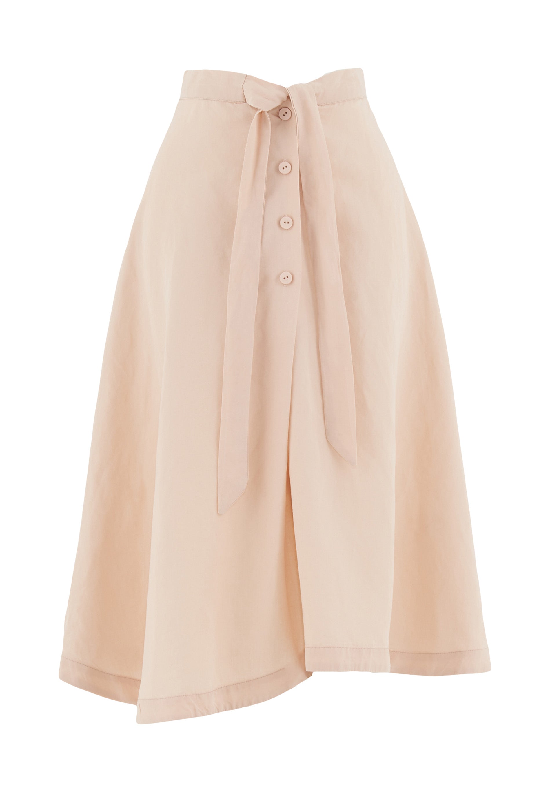 Rock aus TENCEL™ Lyocell und Leinen