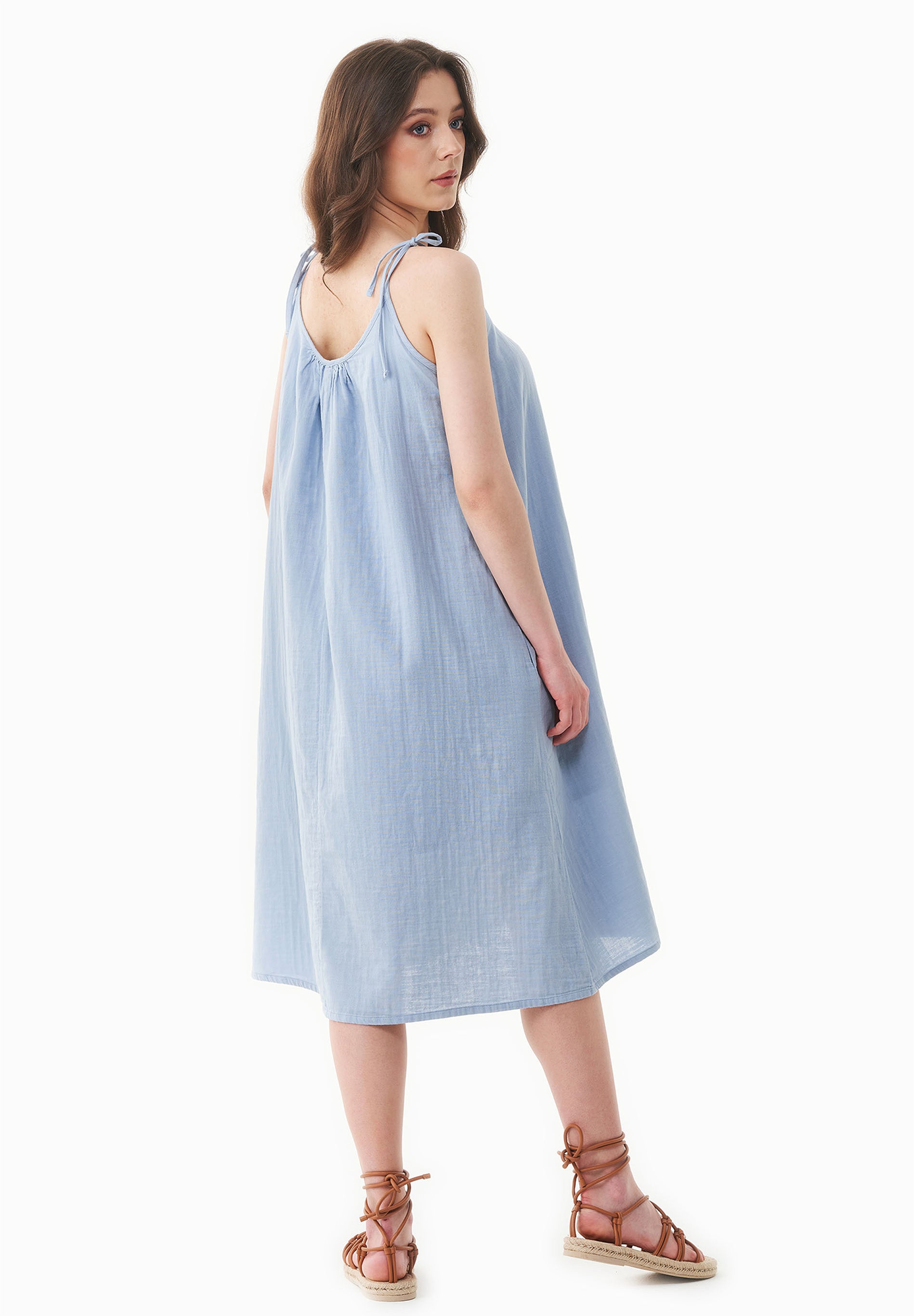 Musselin Kleid aus Bio-Baumwolle