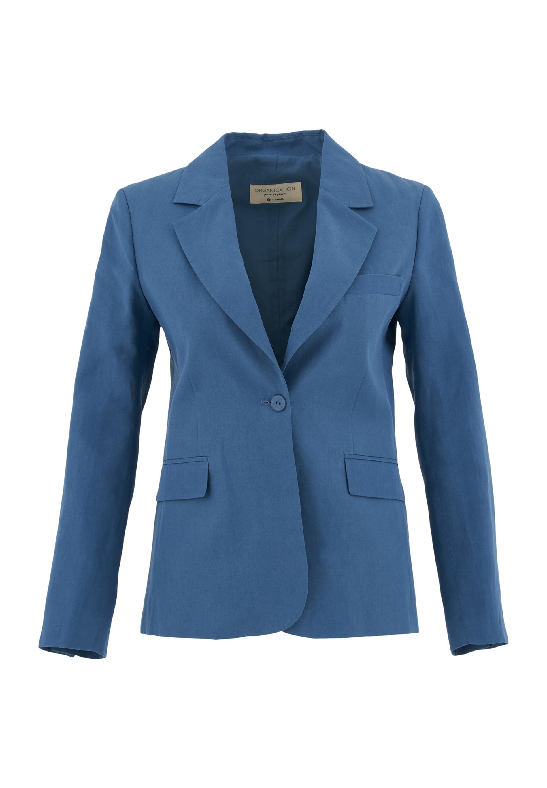 Blazer aus TENCEL™ Lyocell und Leinen