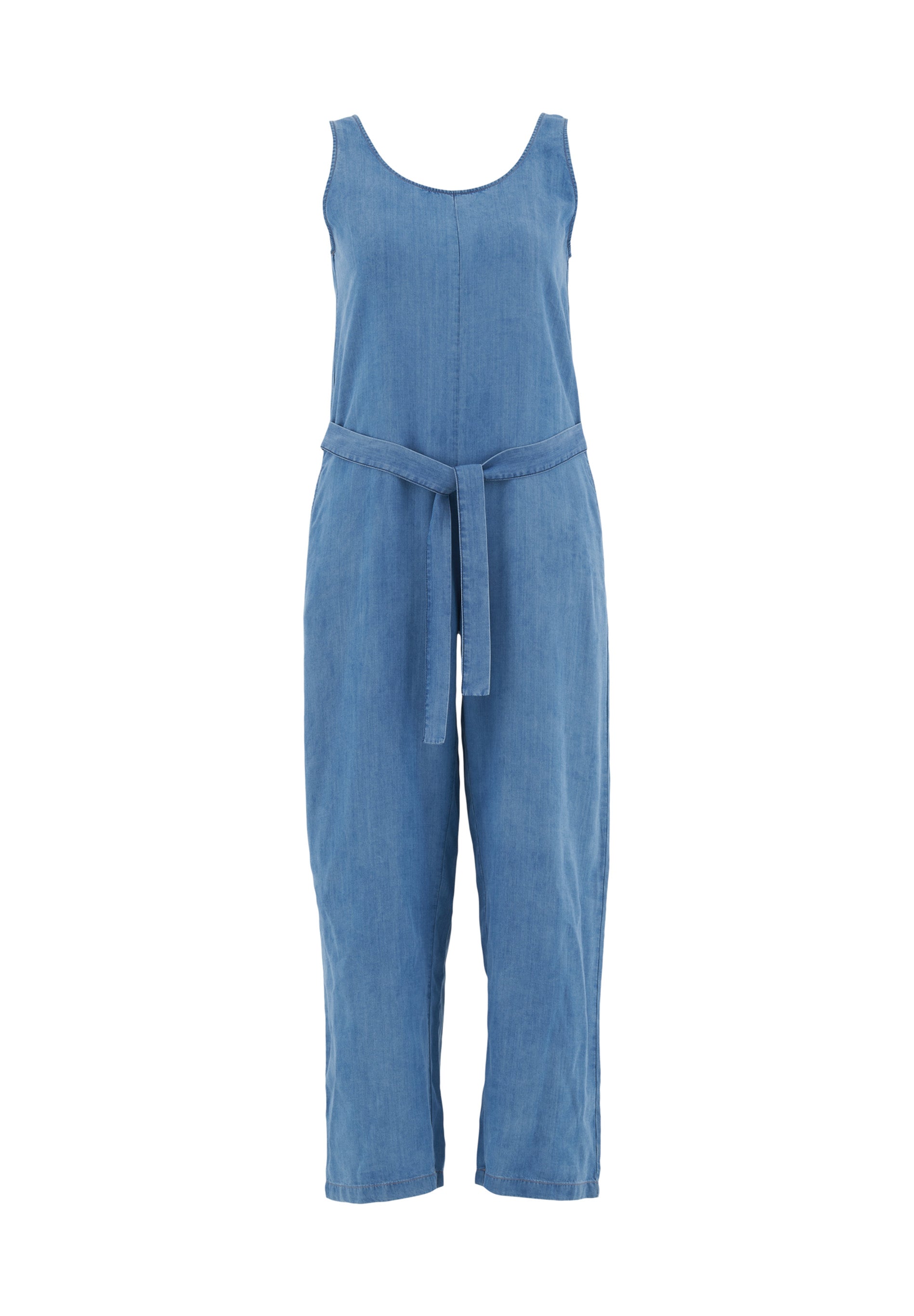 Jumpsuit aus TENCEL™ Lyocell in Denim-Optik