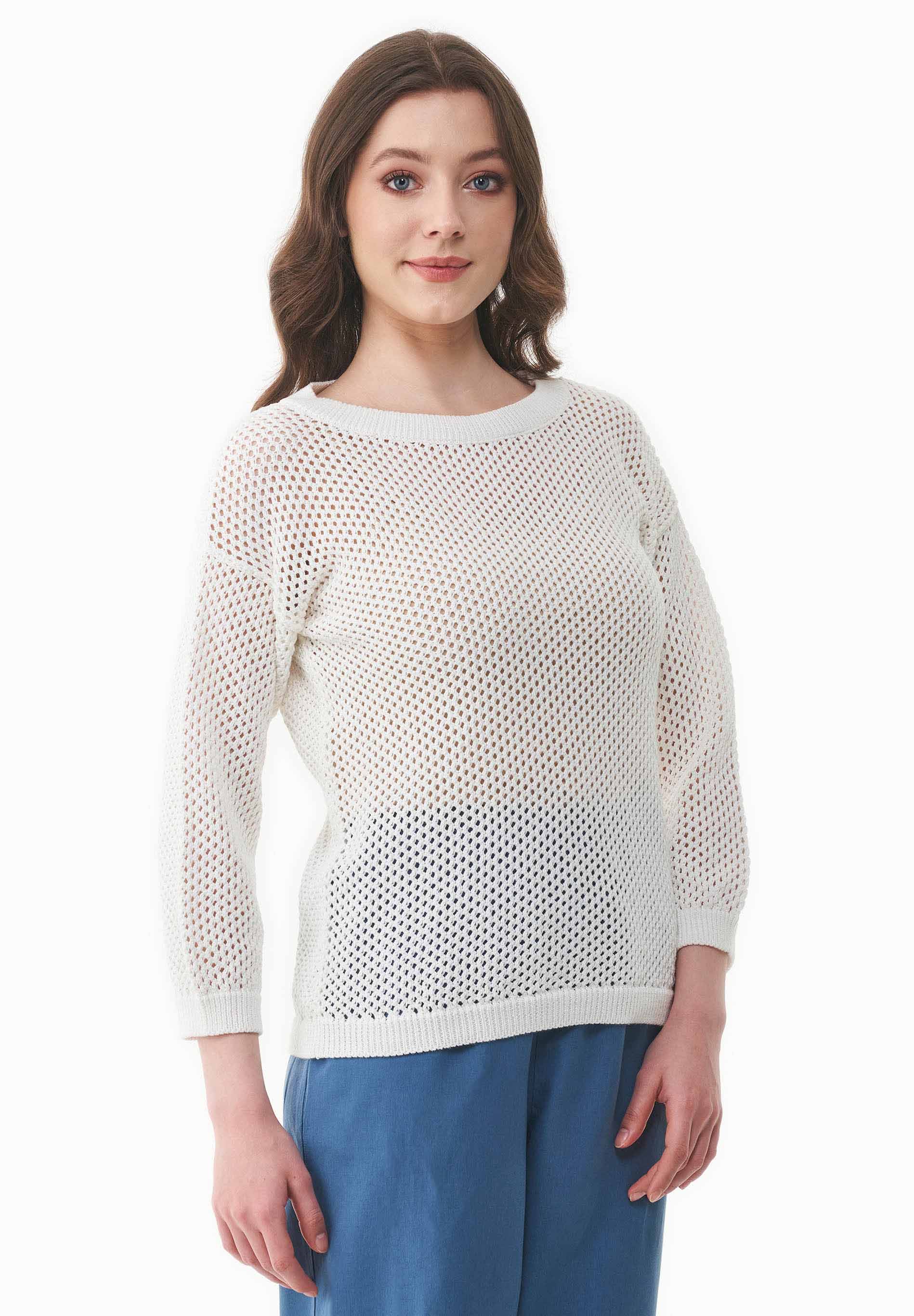 Strickpullover aus Bio-Baumwolle