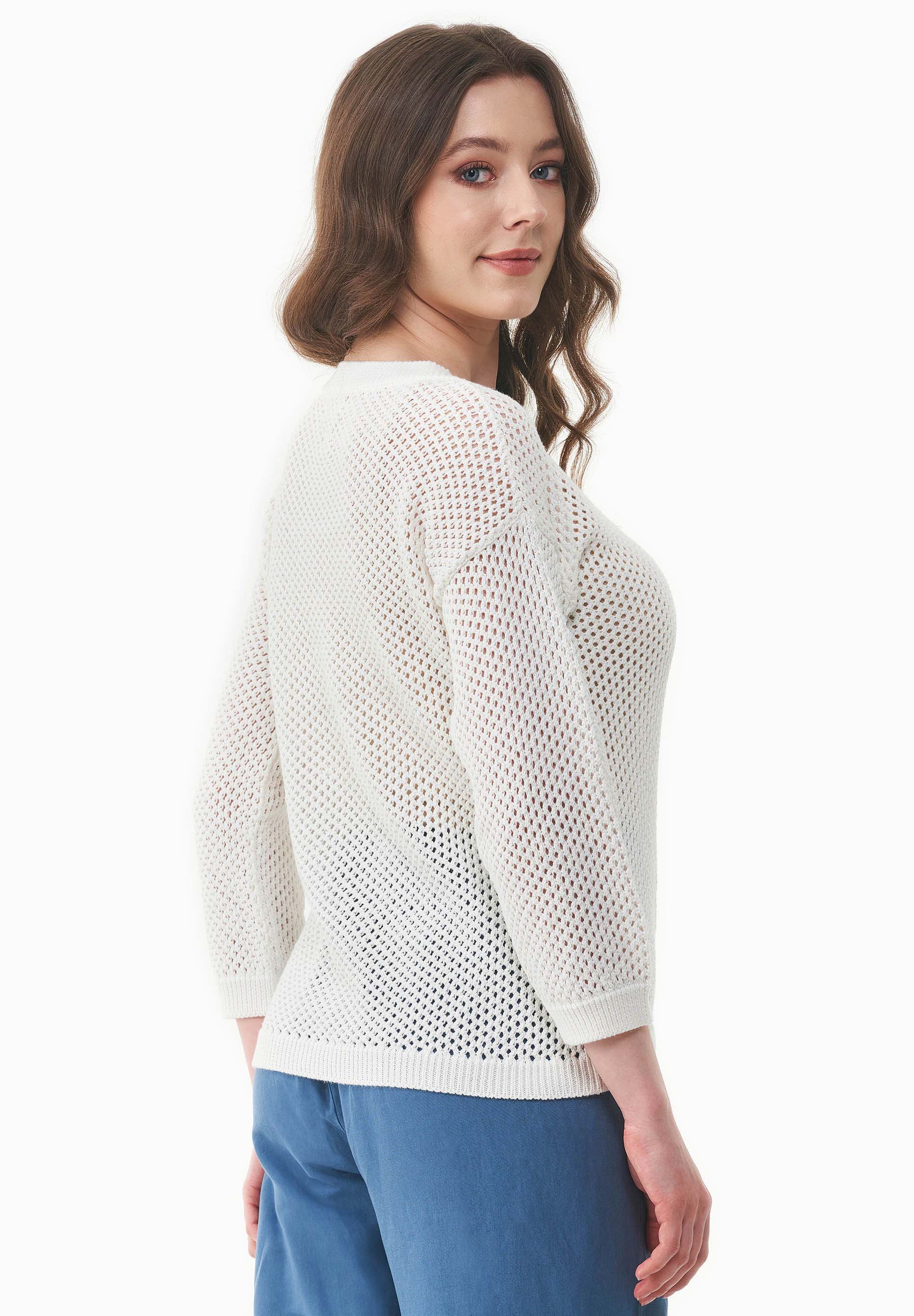Strickpullover aus Bio-Baumwolle