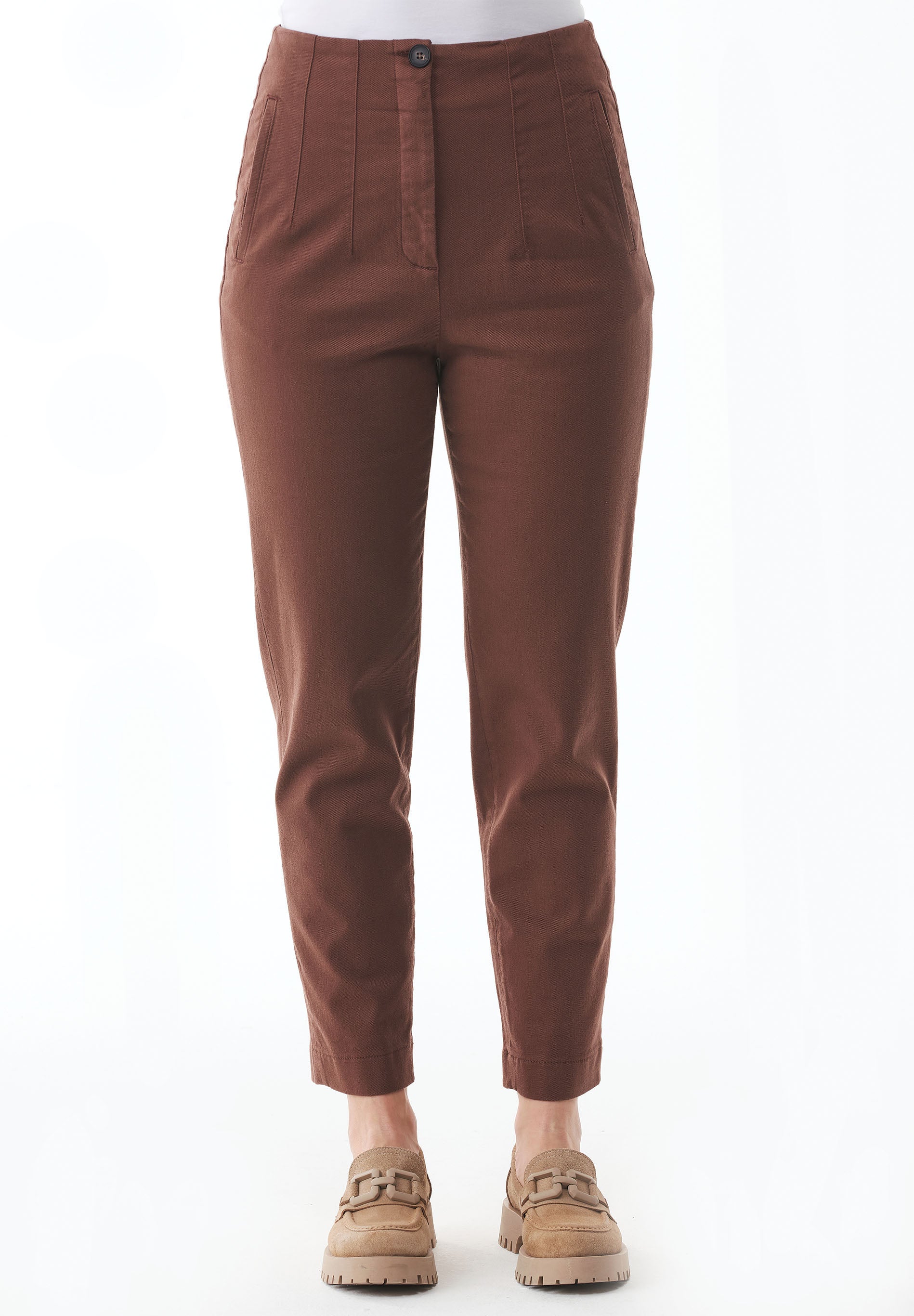 Hose aus TENCEL™ Lyocell und Bio-Baumwolle
