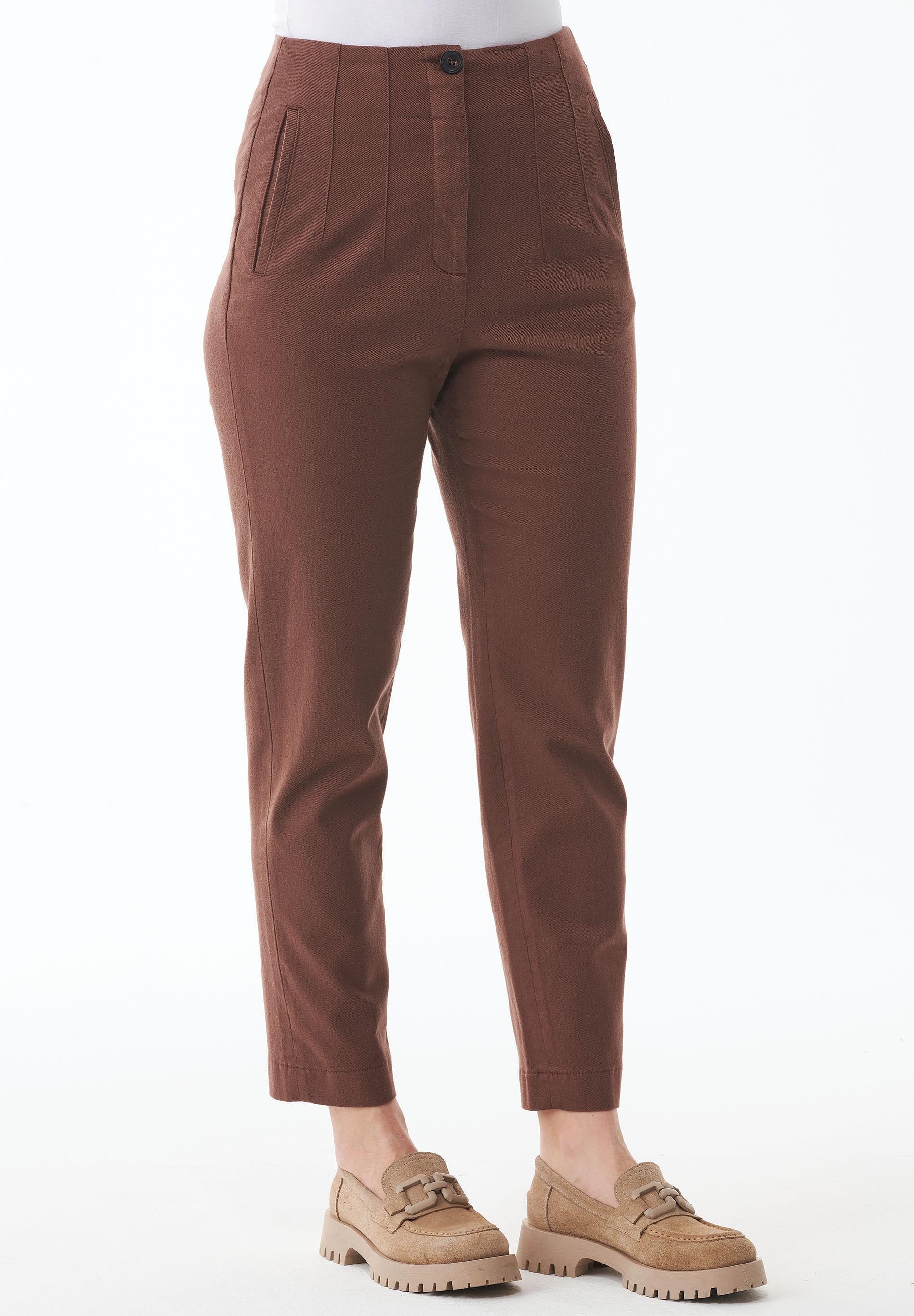 Hose aus TENCEL™ Lyocell und Bio-Baumwolle