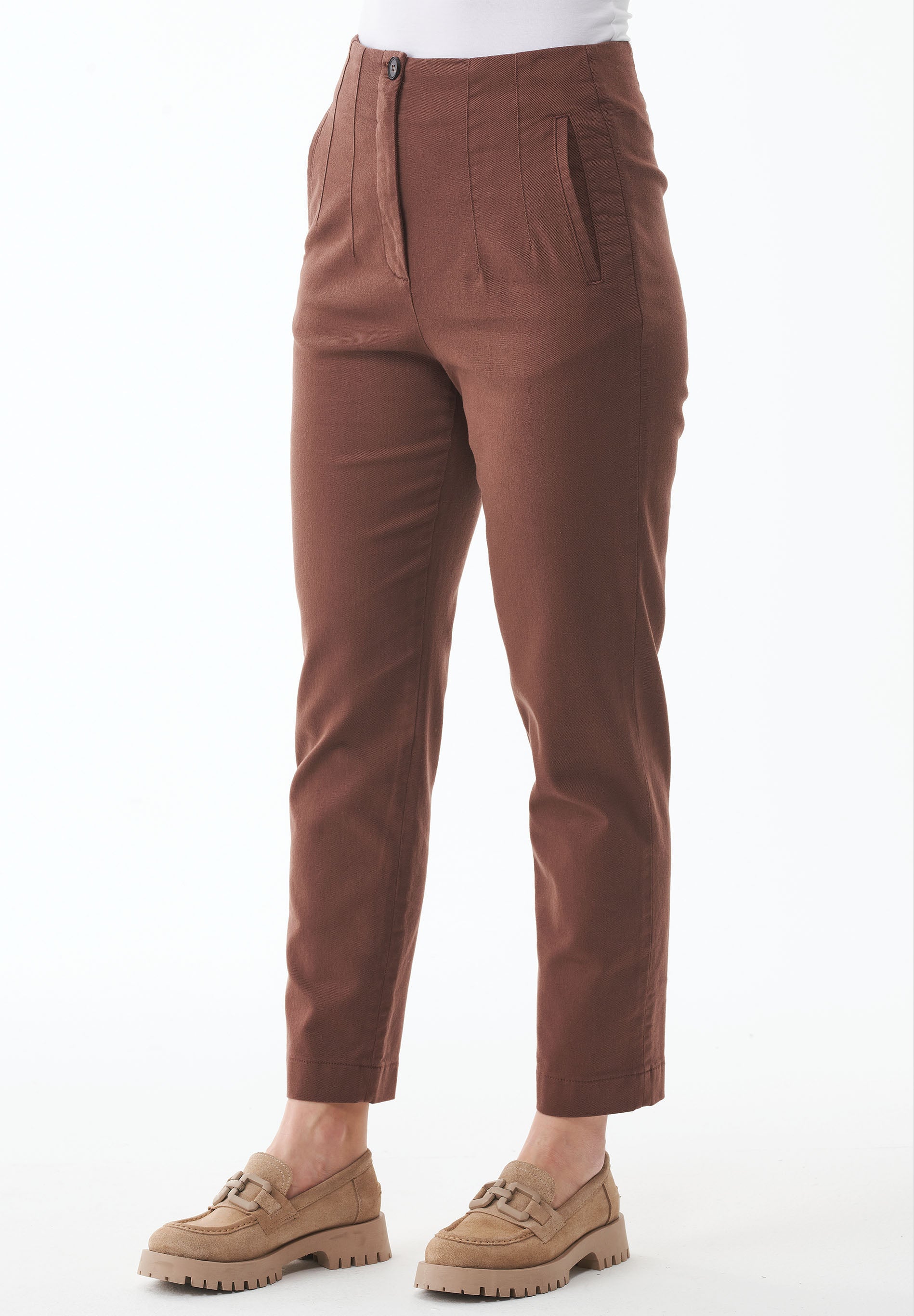 Hose aus TENCEL™ Lyocell und Bio-Baumwolle