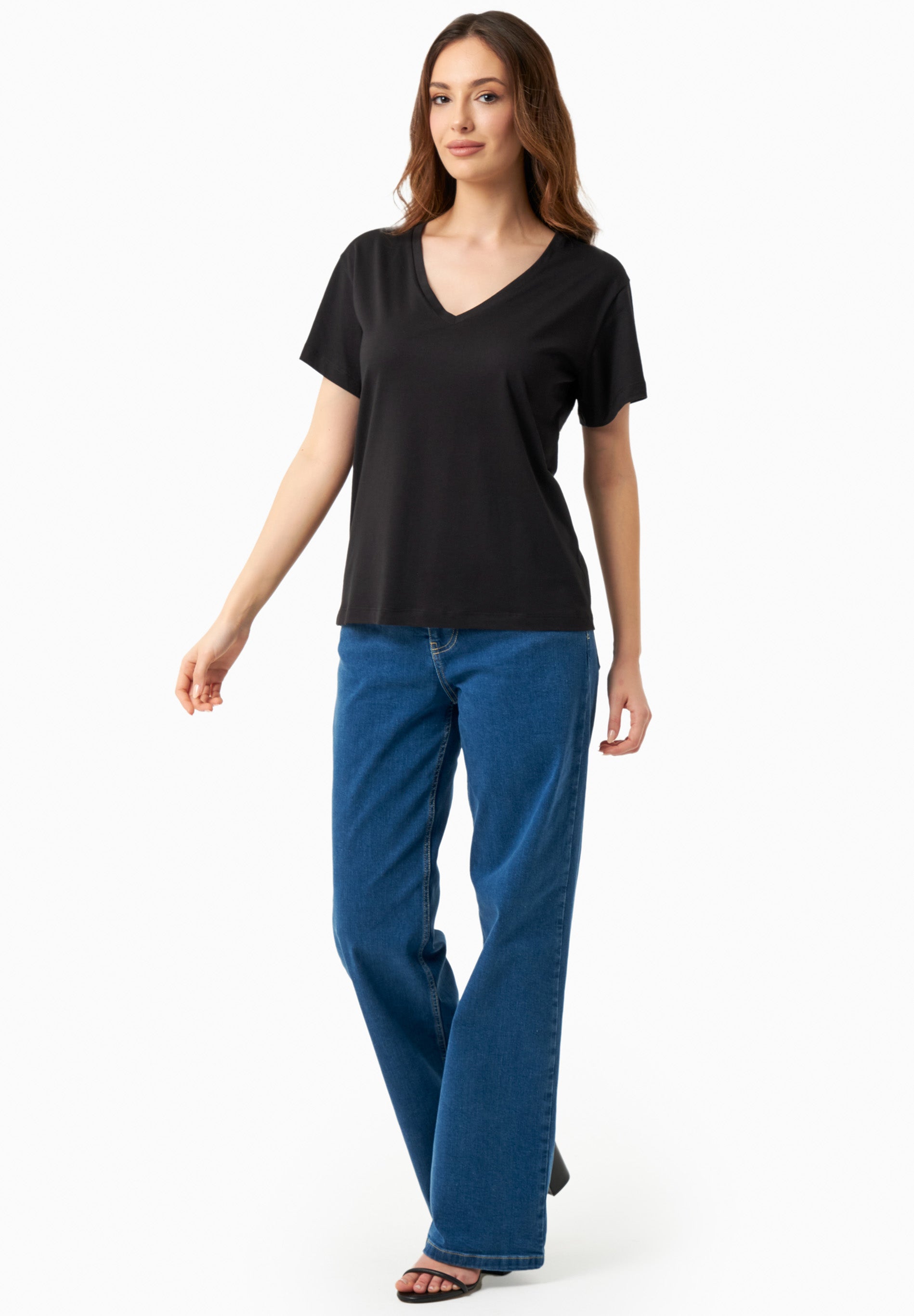 T-Shirt aus TENCEL™ Modal und Bio-Baumwolle