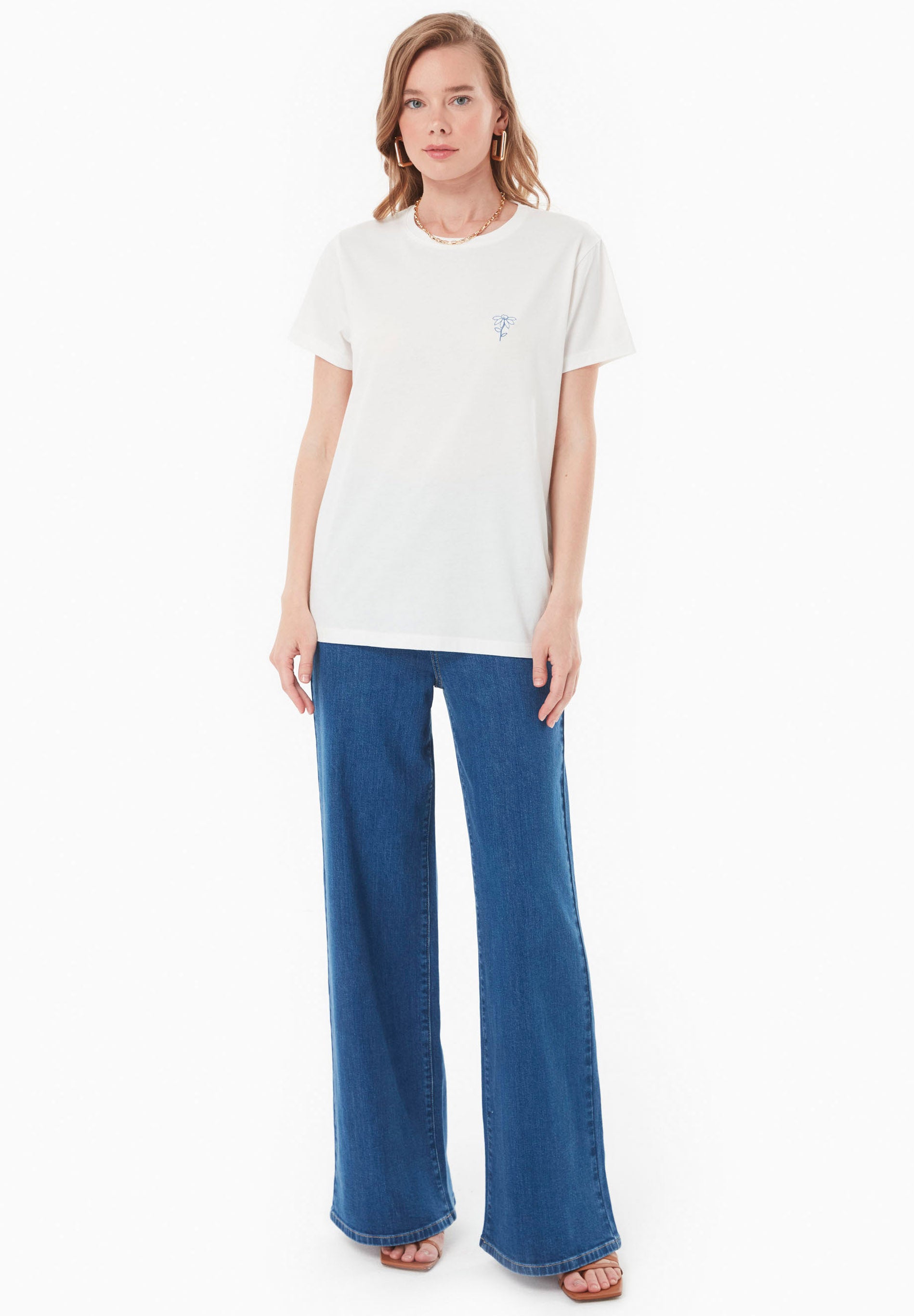 T-Shirt aus TENCEL™ Modal und Bio-Baumwolle