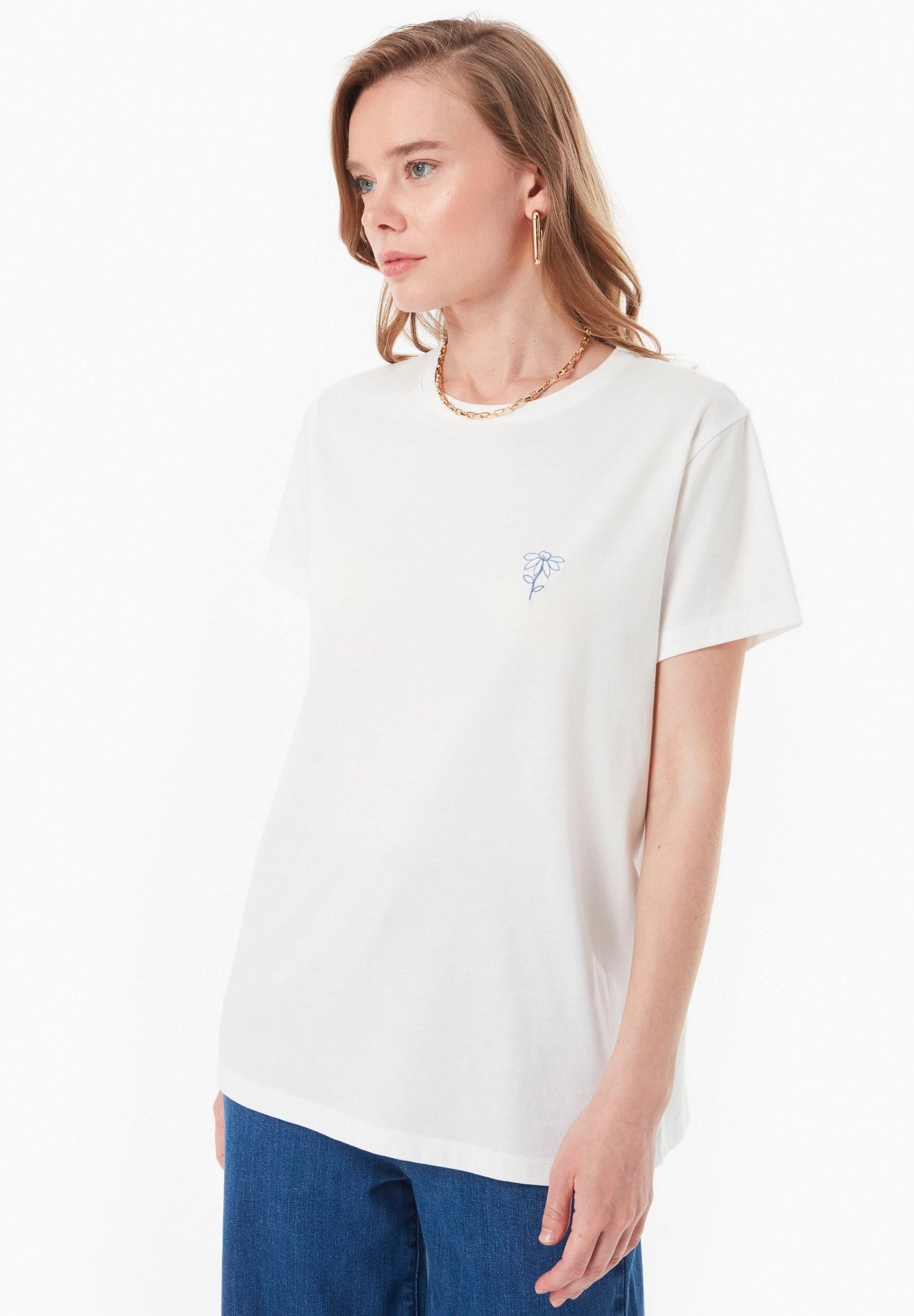 T-Shirt aus TENCEL™ Modal und Bio-Baumwolle