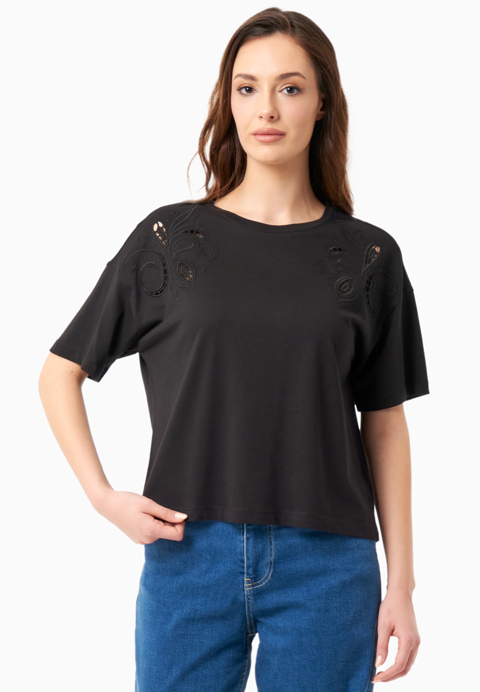 T-Shirt aus TENCEL™ Modal und Bio-Baumwolle