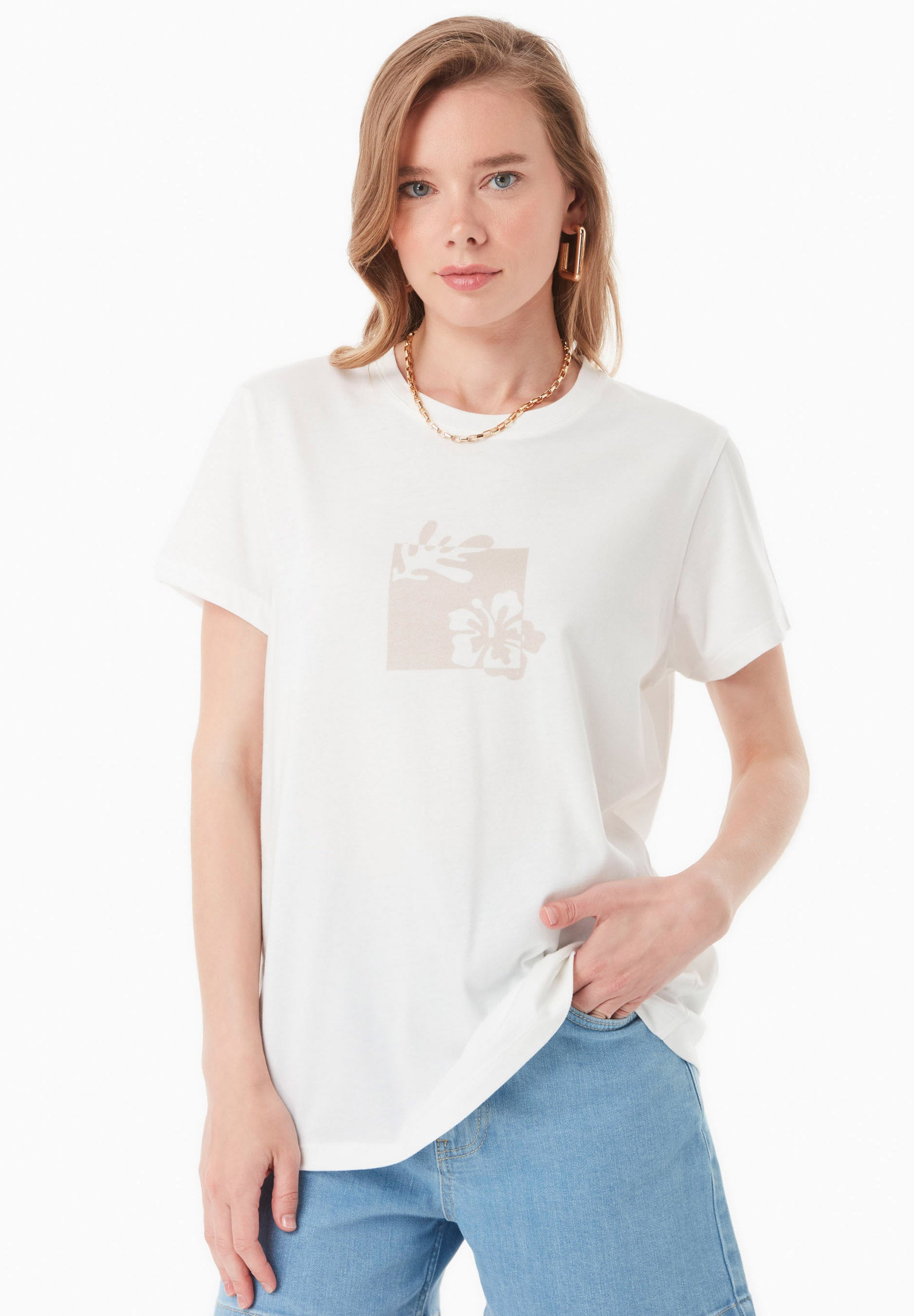 T-Shirt aus TENCEL™ Modal und Bio-Baumwolle