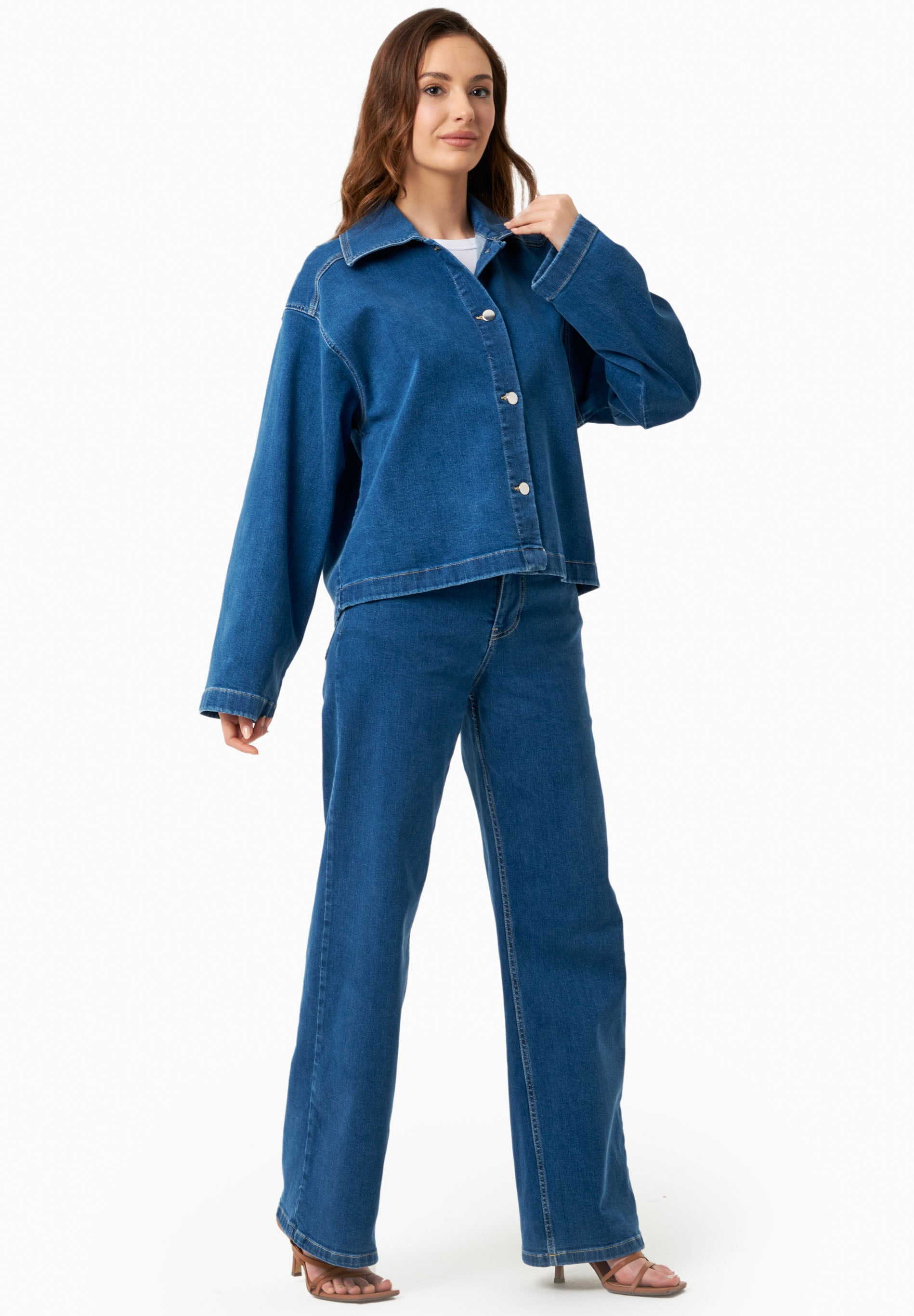Jeansjacke aus Bio-Baumwolle