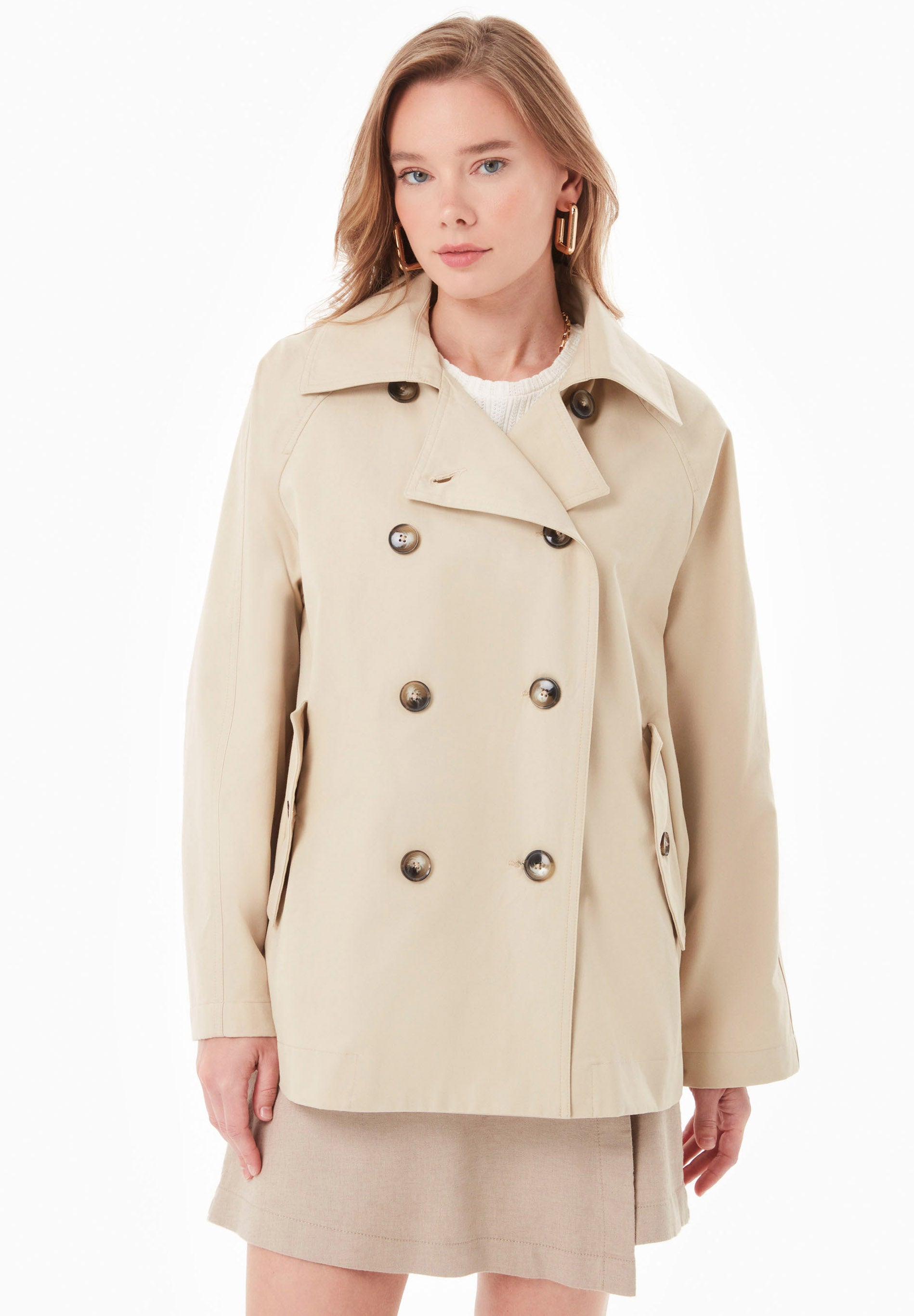 Trenchcoat aus Bio-Baumwolle