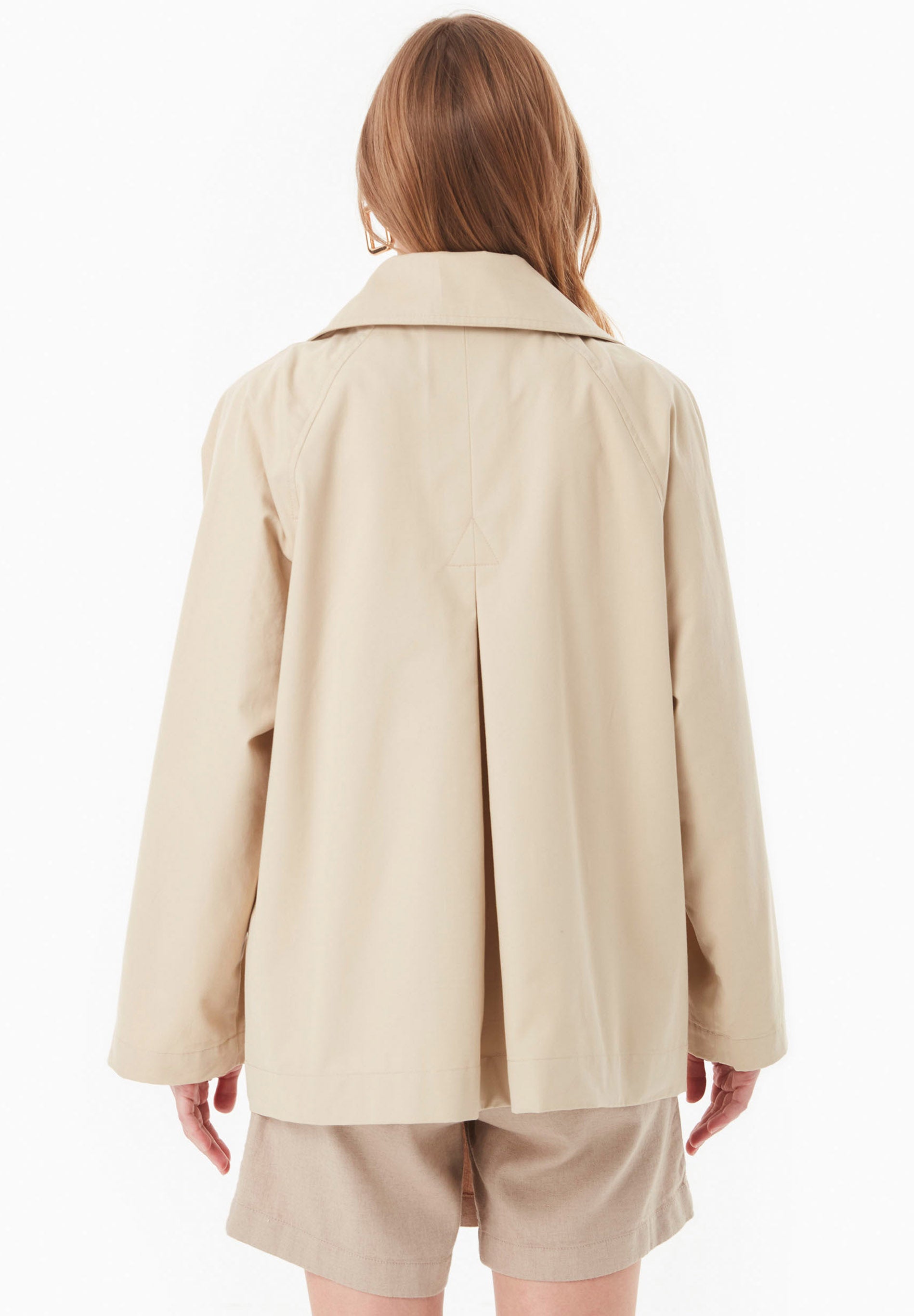 Trenchcoat aus Bio-Baumwolle