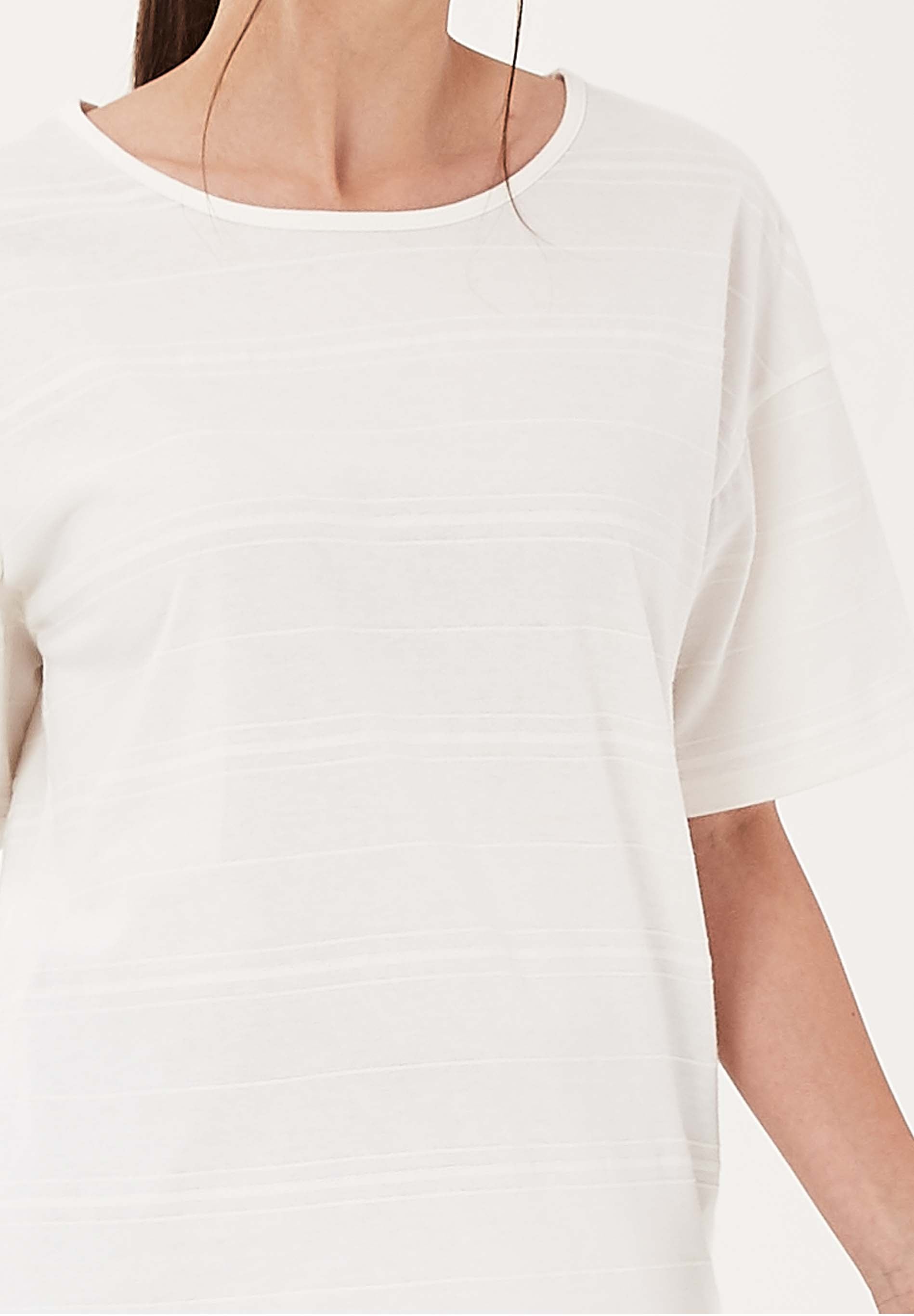 T-Shirt aus Bio-Baumwolle mit halblangen Ärmeln