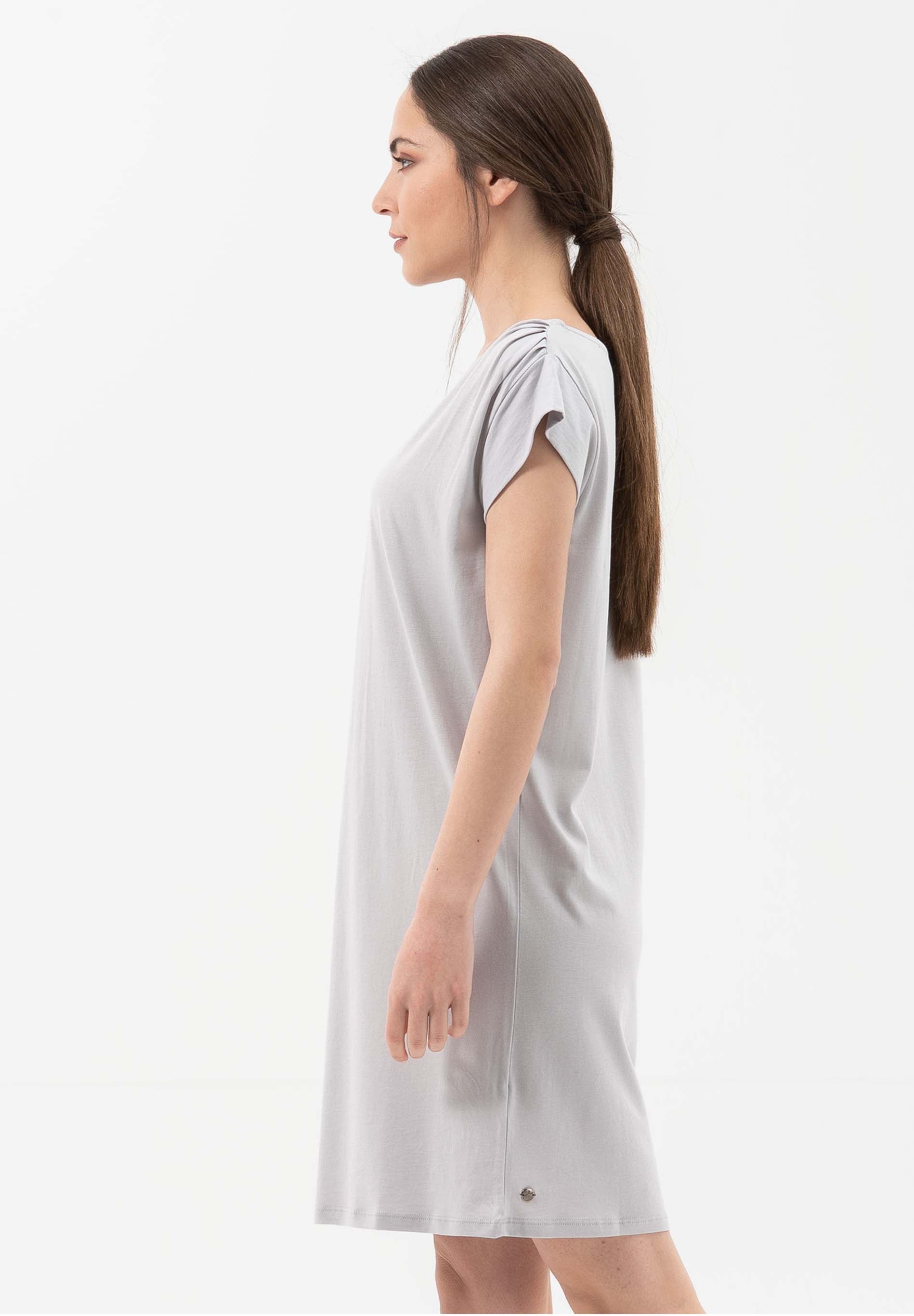 Jerseykleid aus TENCEL™ Lyocell mit Bio-Baumwolle