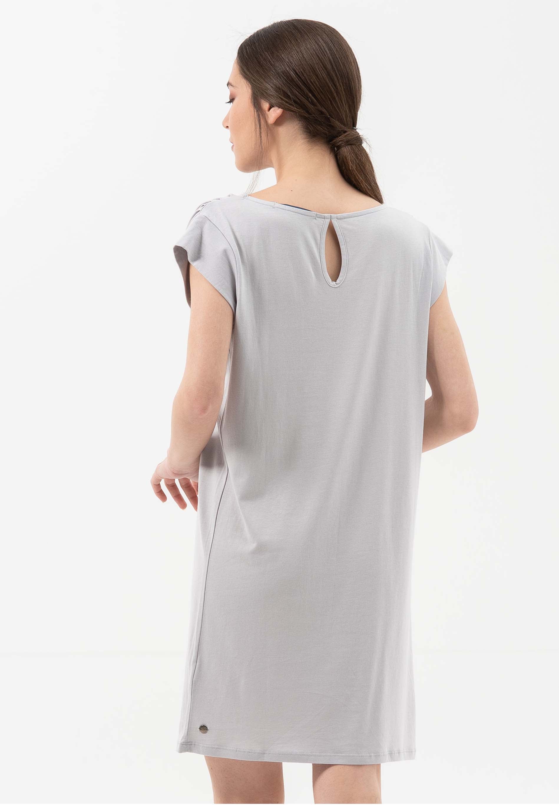Jerseykleid aus TENCEL™ Lyocell mit Bio-Baumwolle