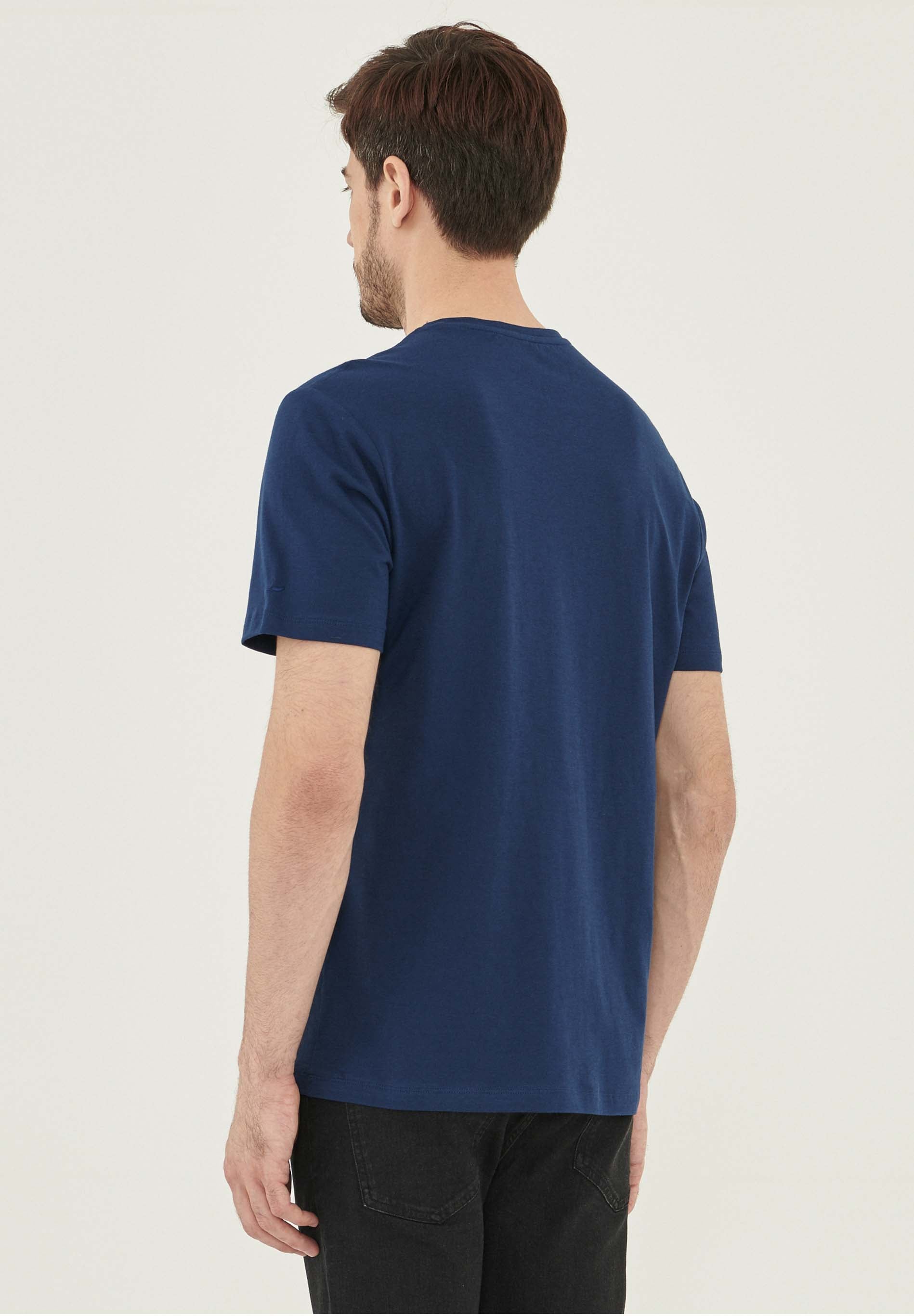 T-Shirt aus Bio-Baumwolle mit Auto-Print