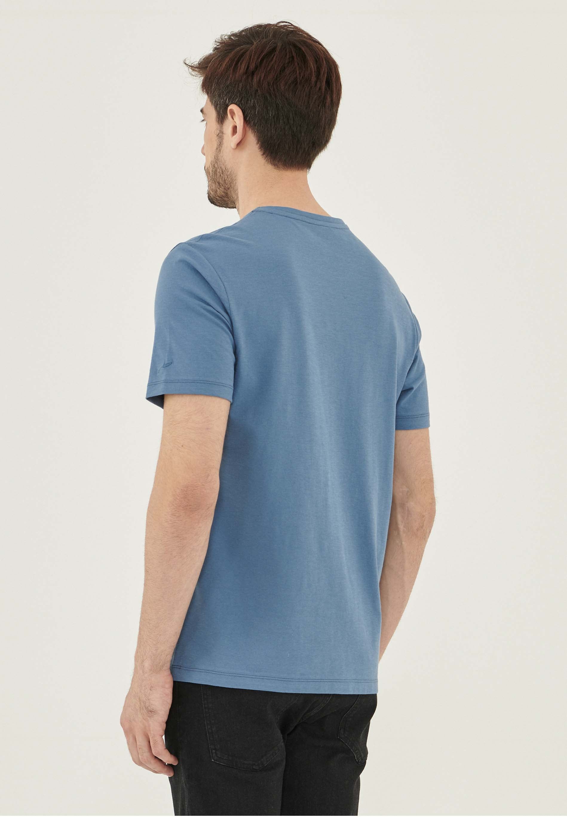T-Shirt aus Bio-Baumwolle mit Fahrrad-Print