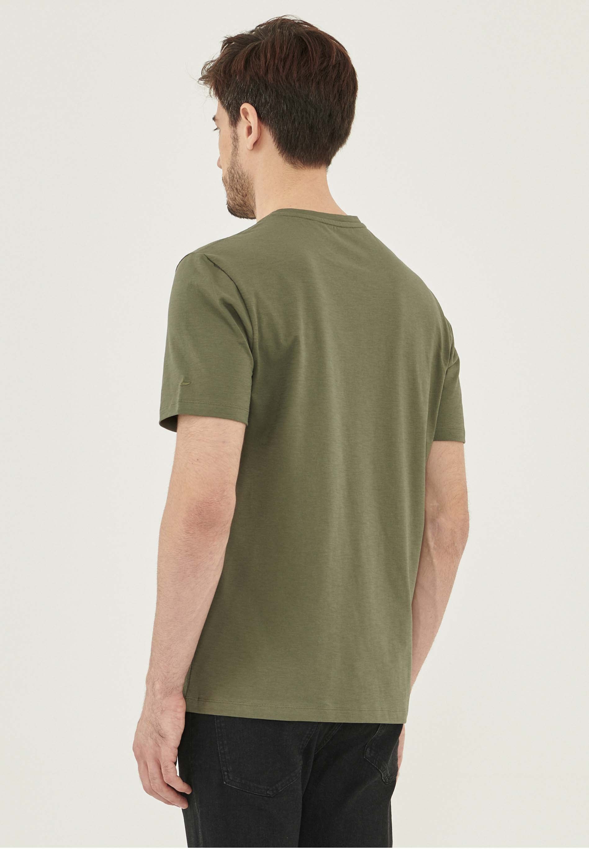T-Shirt aus Bio-Baumwolle mit Print