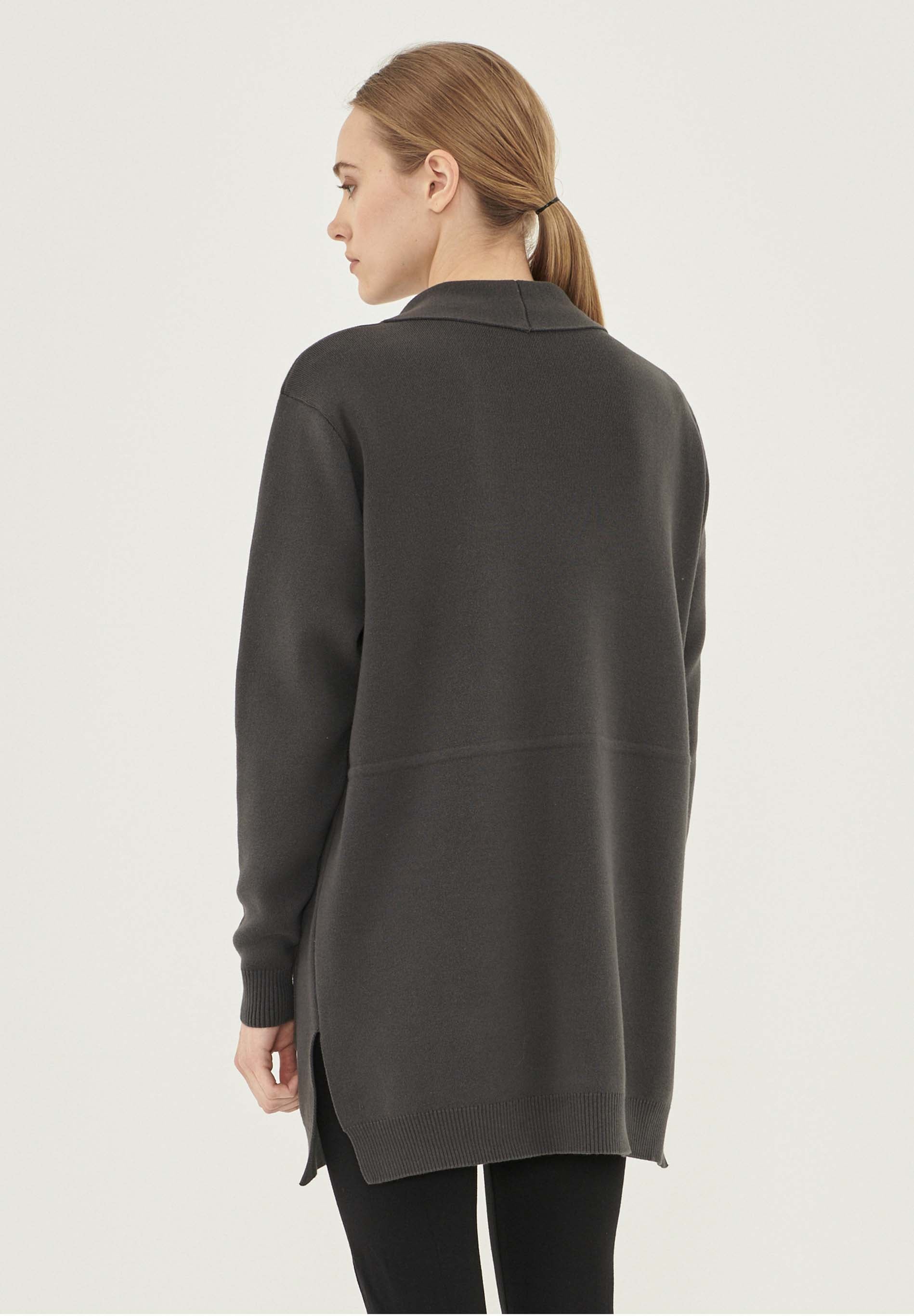 Langer Cardigan aus Bio-Baumwolle