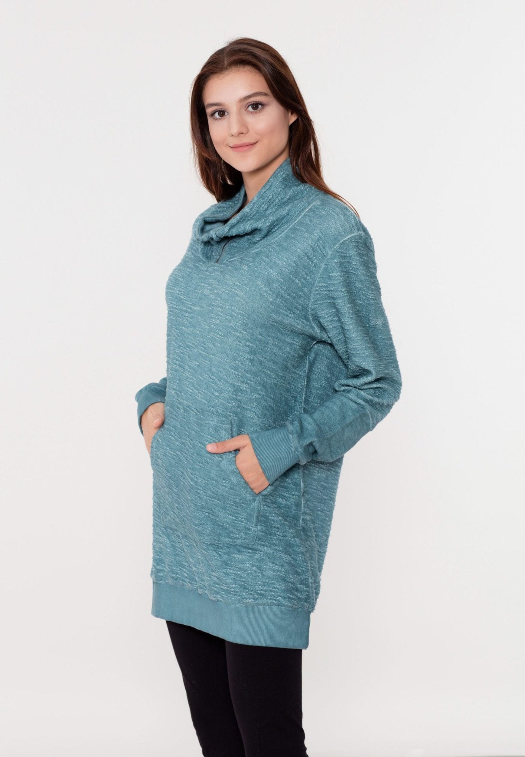 Garment Dyed Tunic Sweat aus Bio-Baumwolle