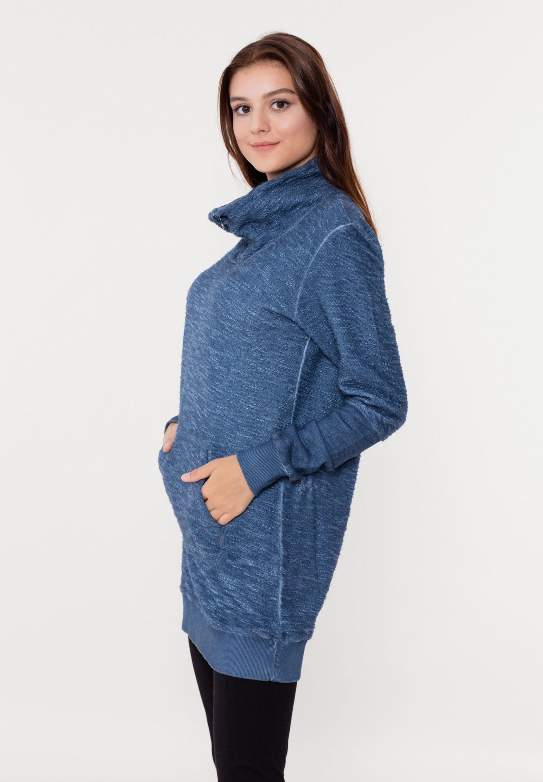 Garment Dyed Tunic Sweat aus Bio-Baumwolle