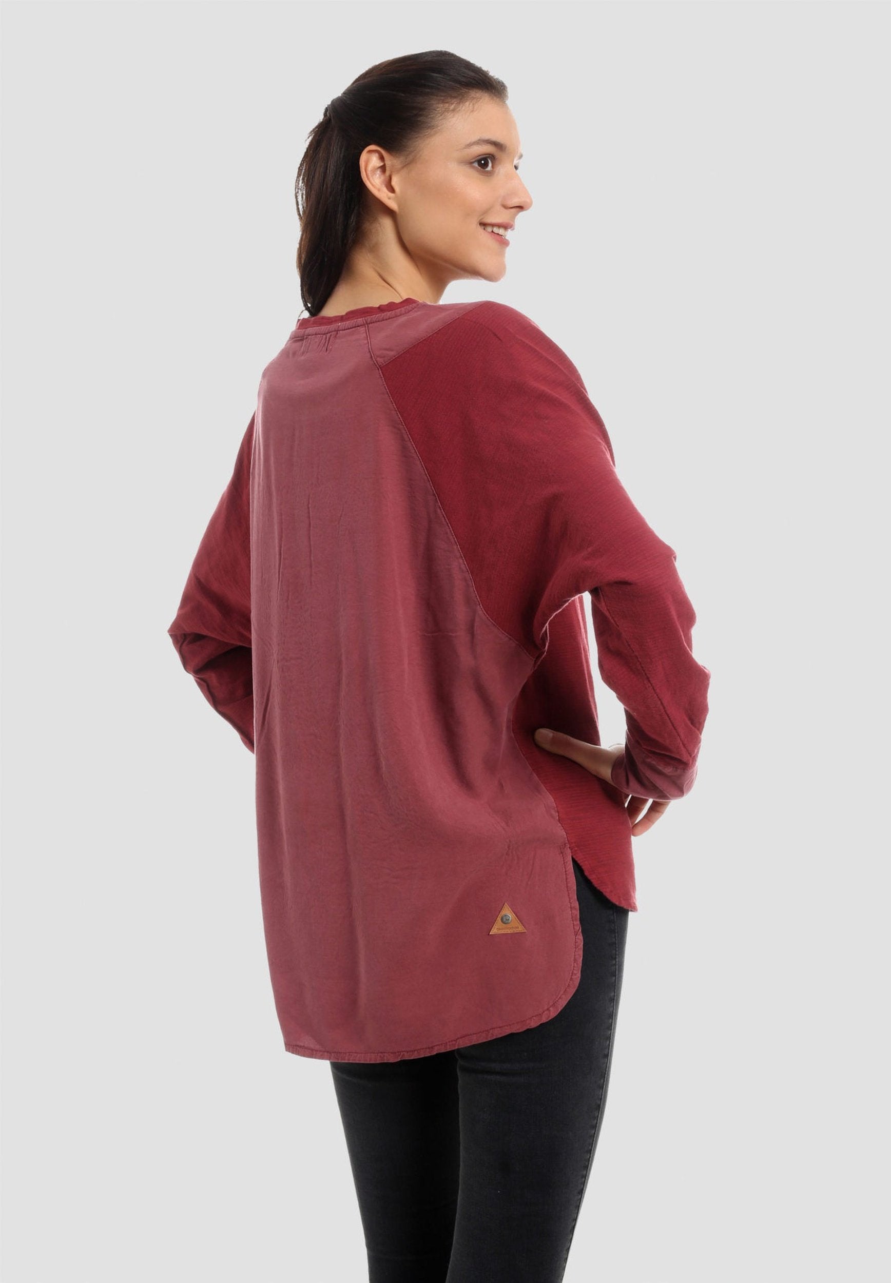 Garment Dyed Langarmshirt aus Bio-Baumwolle & TENCEL™ Lyocell