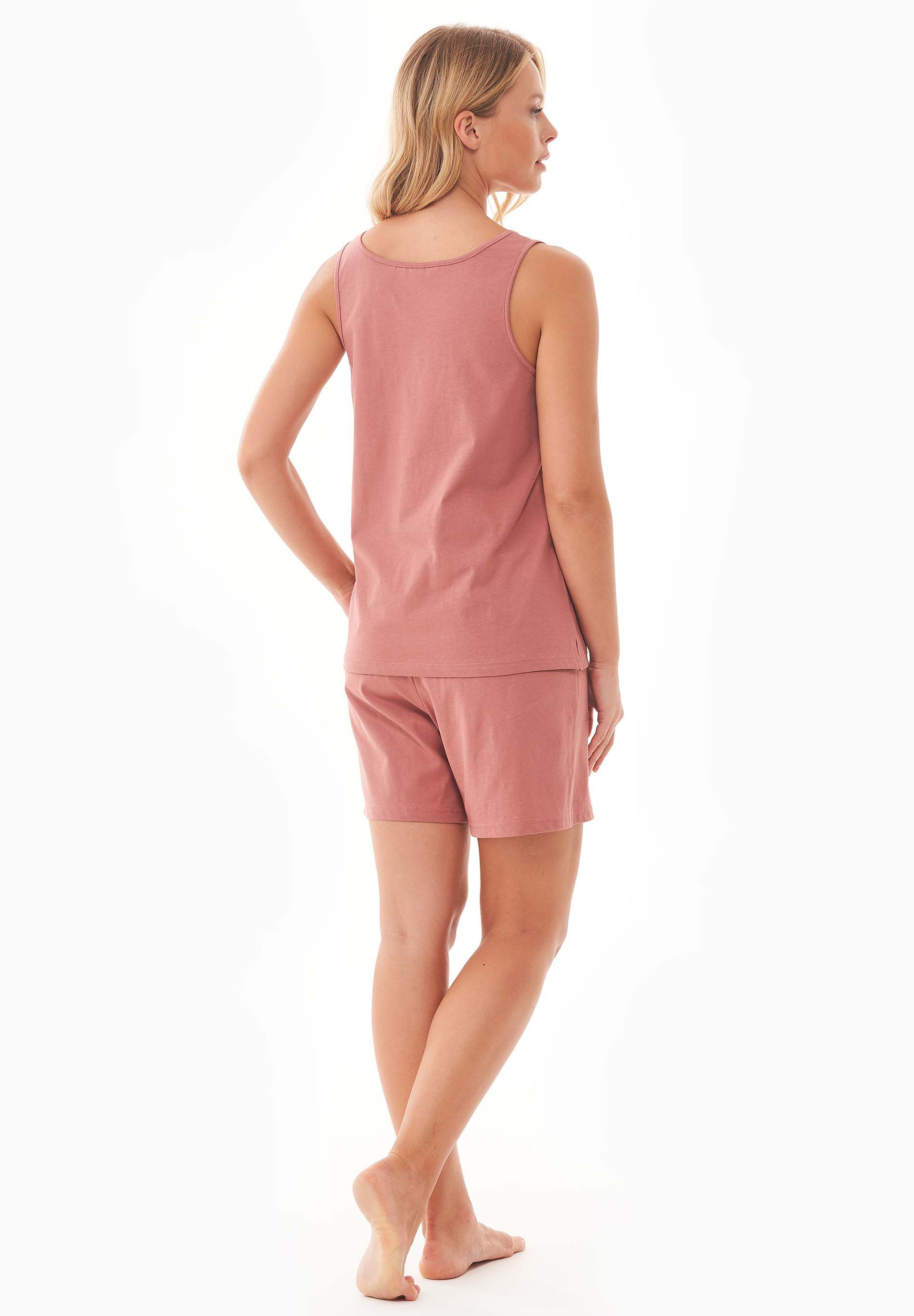 ANNDREA | Shorts Pyjama-Set aus Bio-Baumwolle