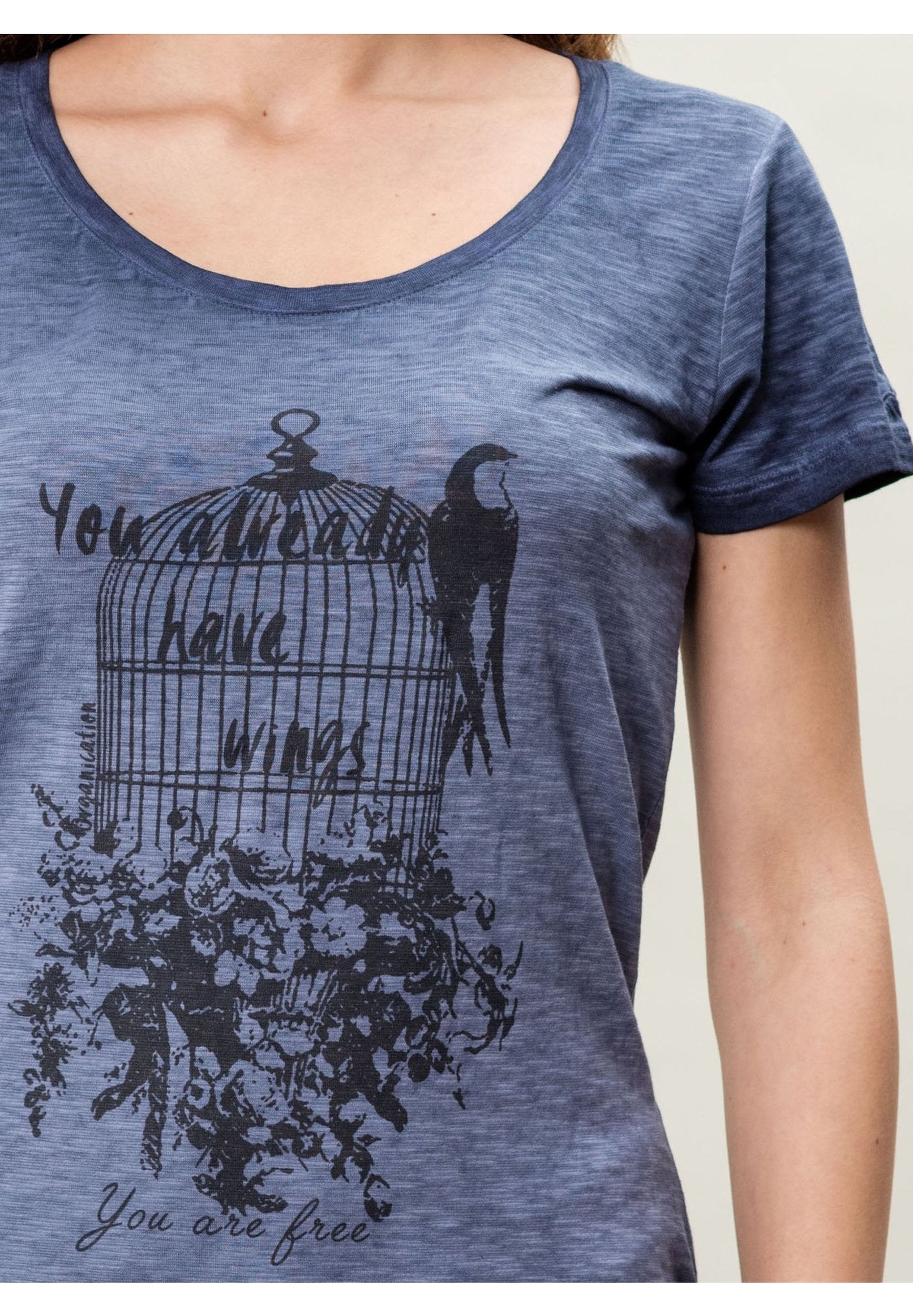 Damen Cold Pigment Dyed T-Shirt aus Bio-Baumwolle
