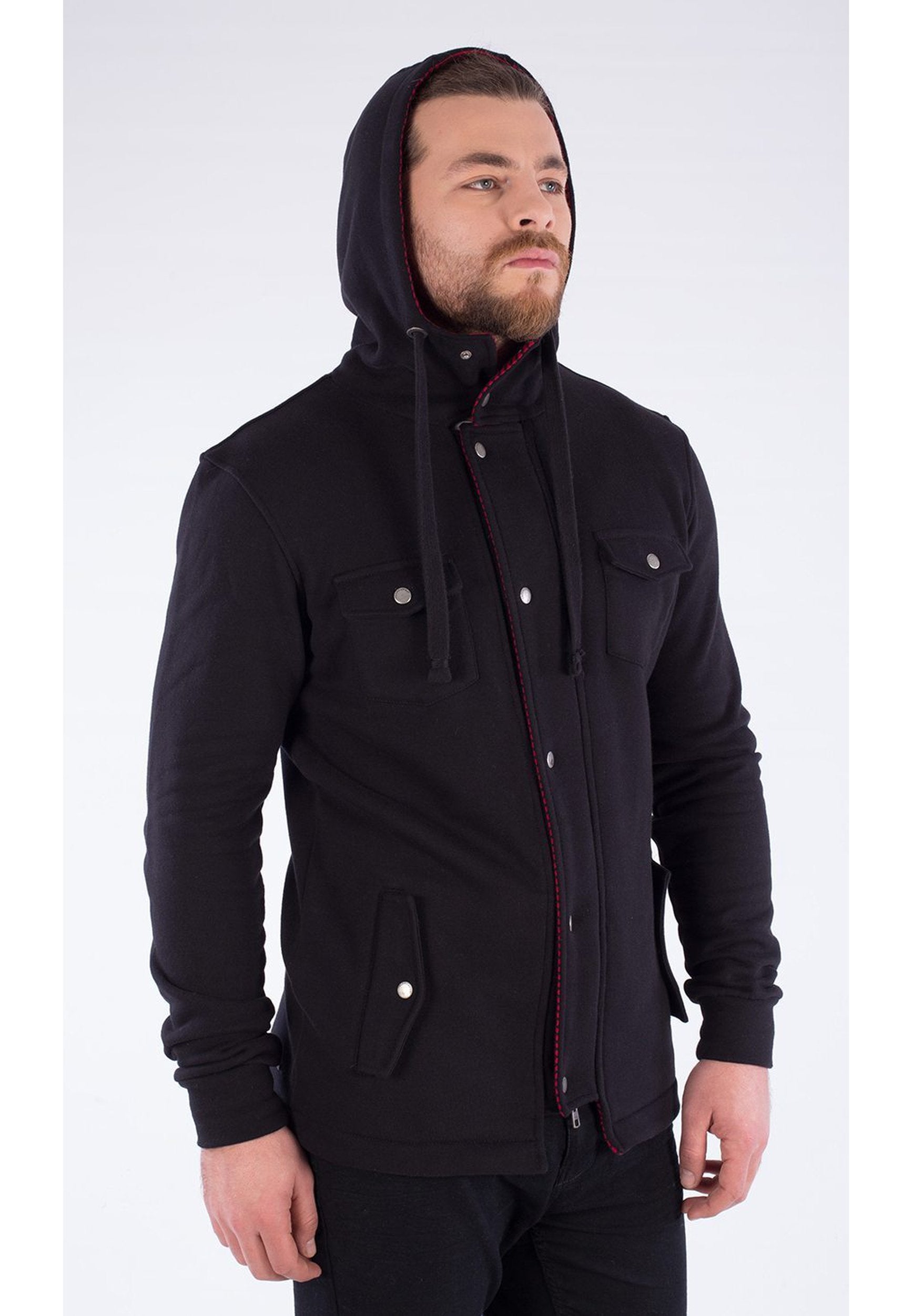 Zipper Jacke aus Bio-Baumwolle