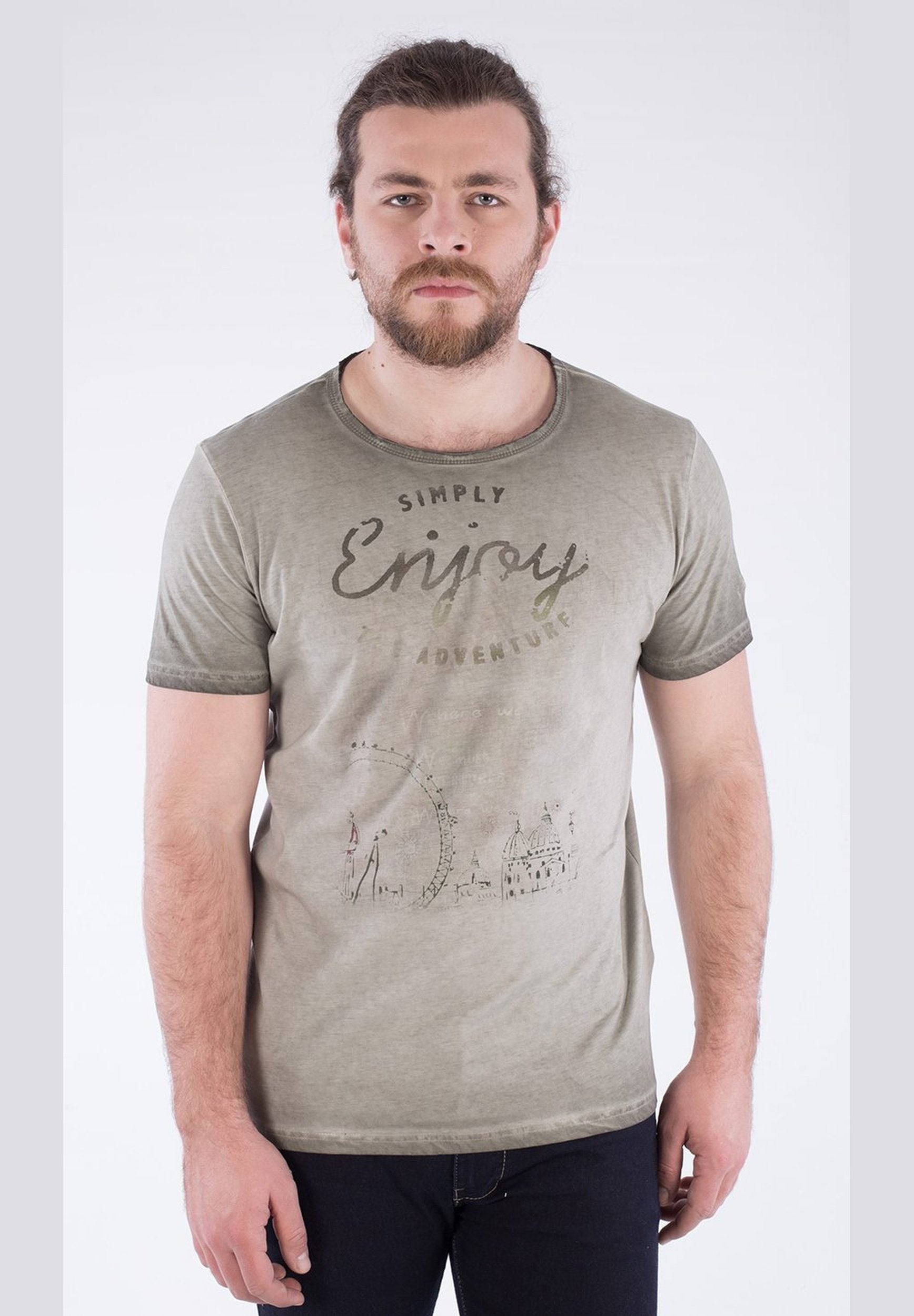 Garment Dyed T-Shirt aus Bio-Baumwolle